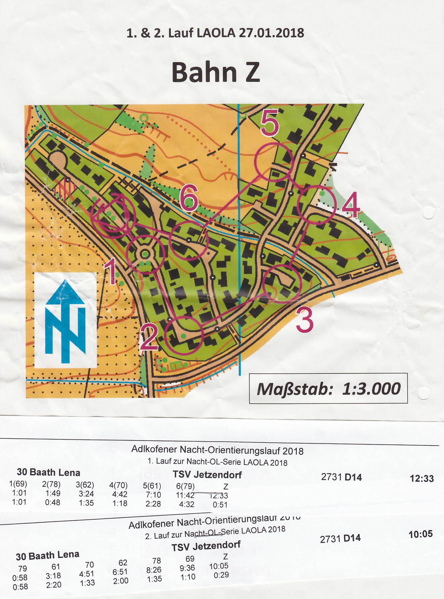 LaOLA 2018 Lauf 1/2 (27-01-2018)