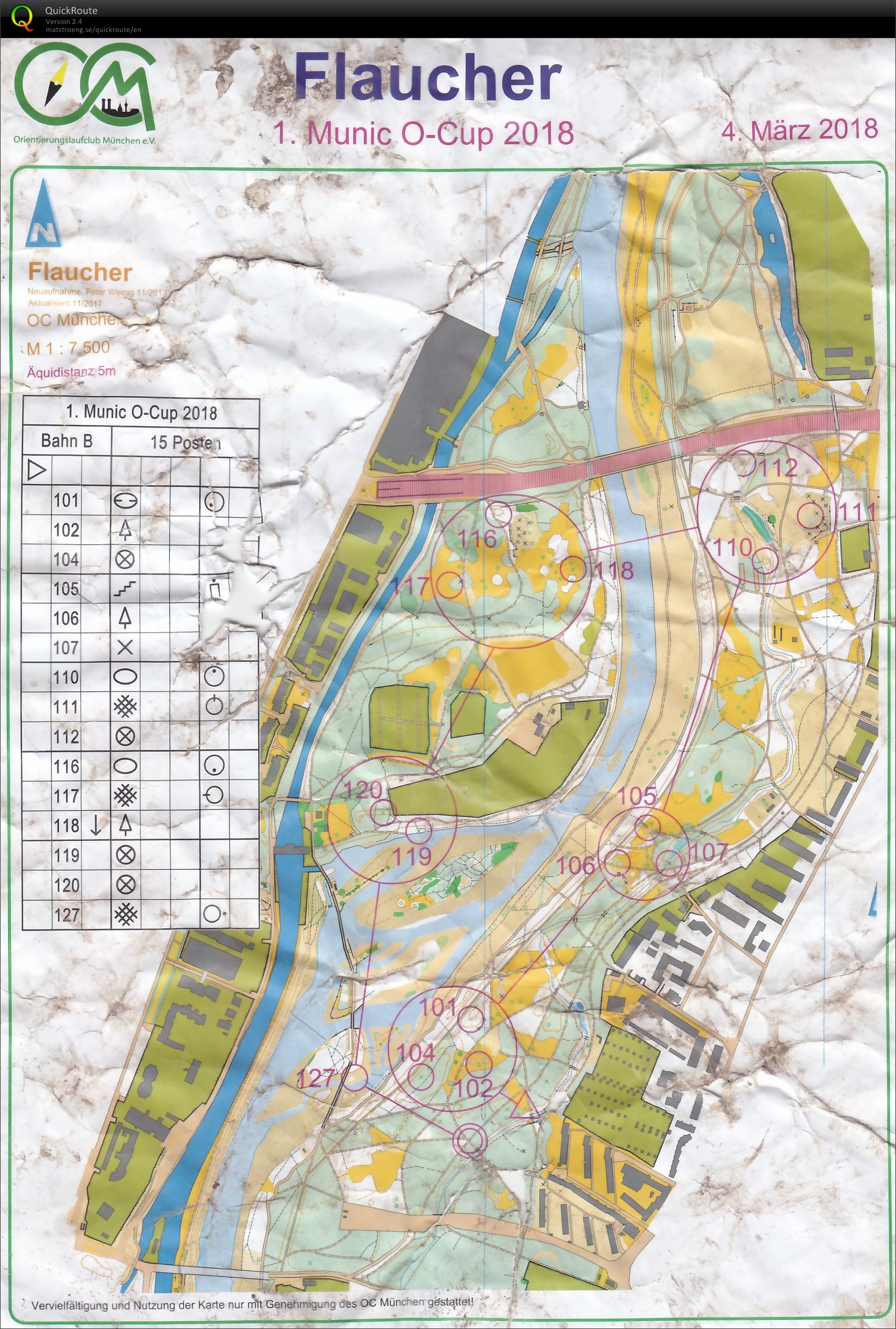 Munich O-Cup 2018 Lauf 1 (2018-03-04)