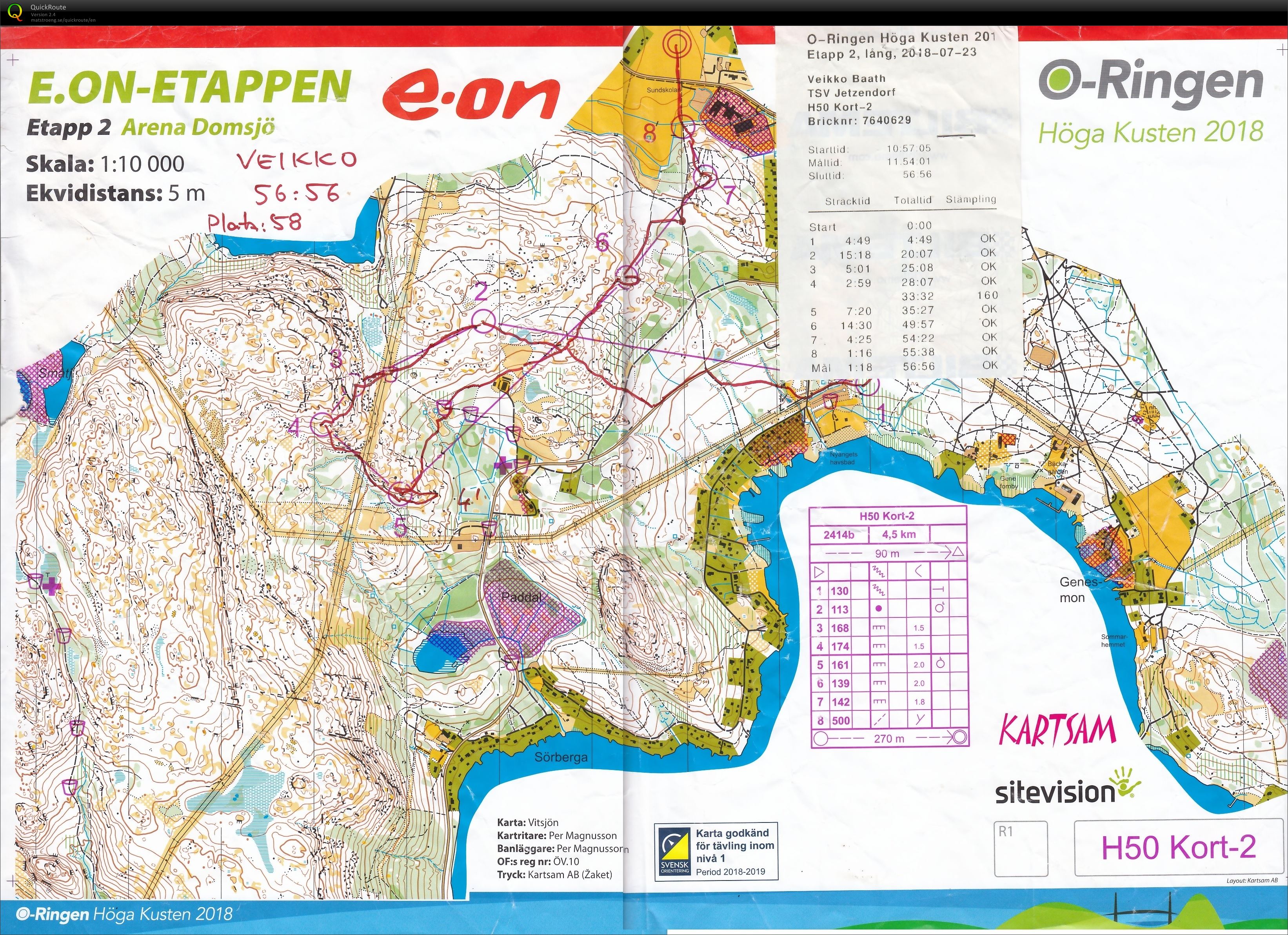 O-Ringen 2018 Tag 2 (23.07.2018)