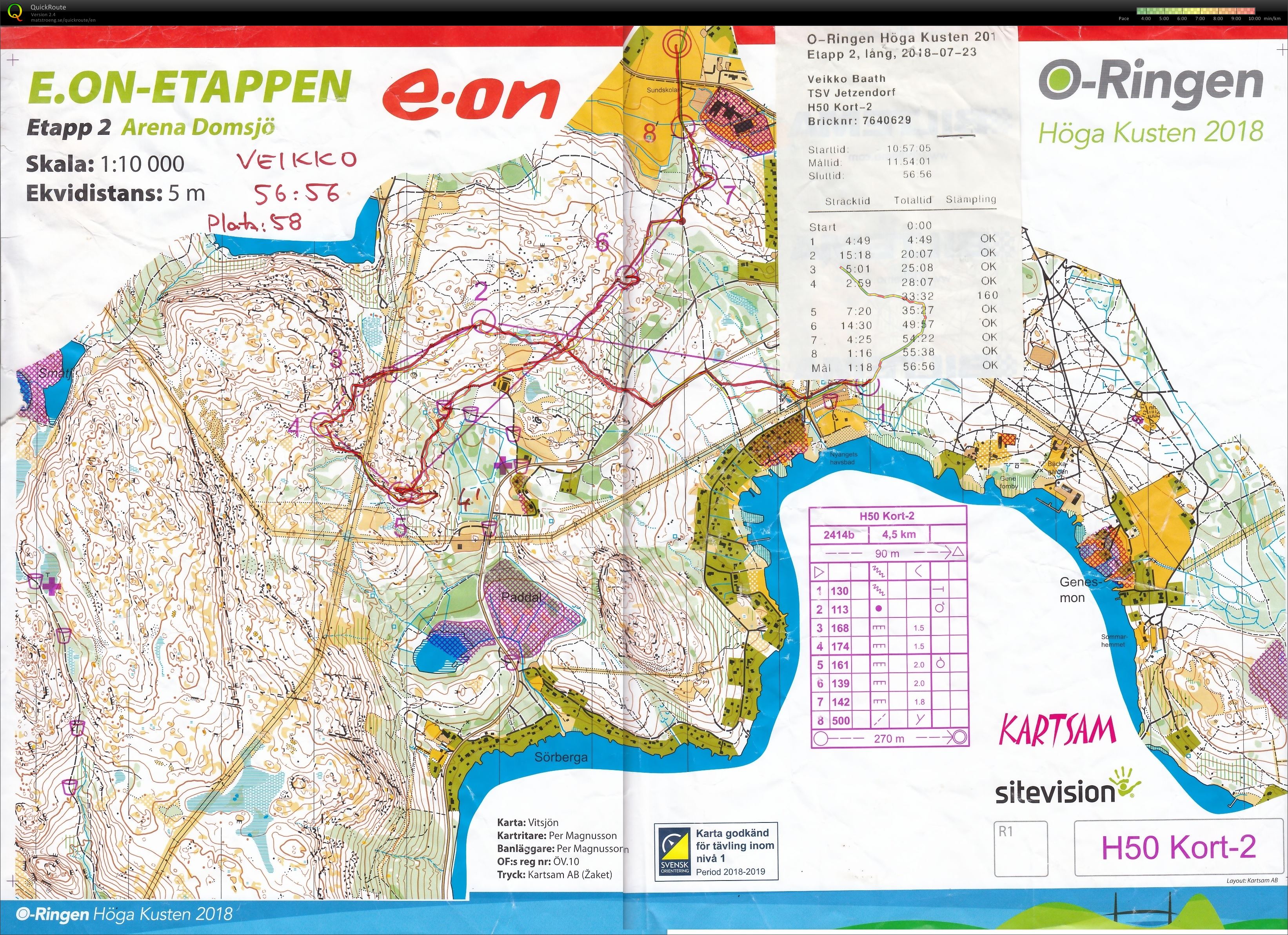 O-Ringen 2018 Tag 2 (23-07-2018)