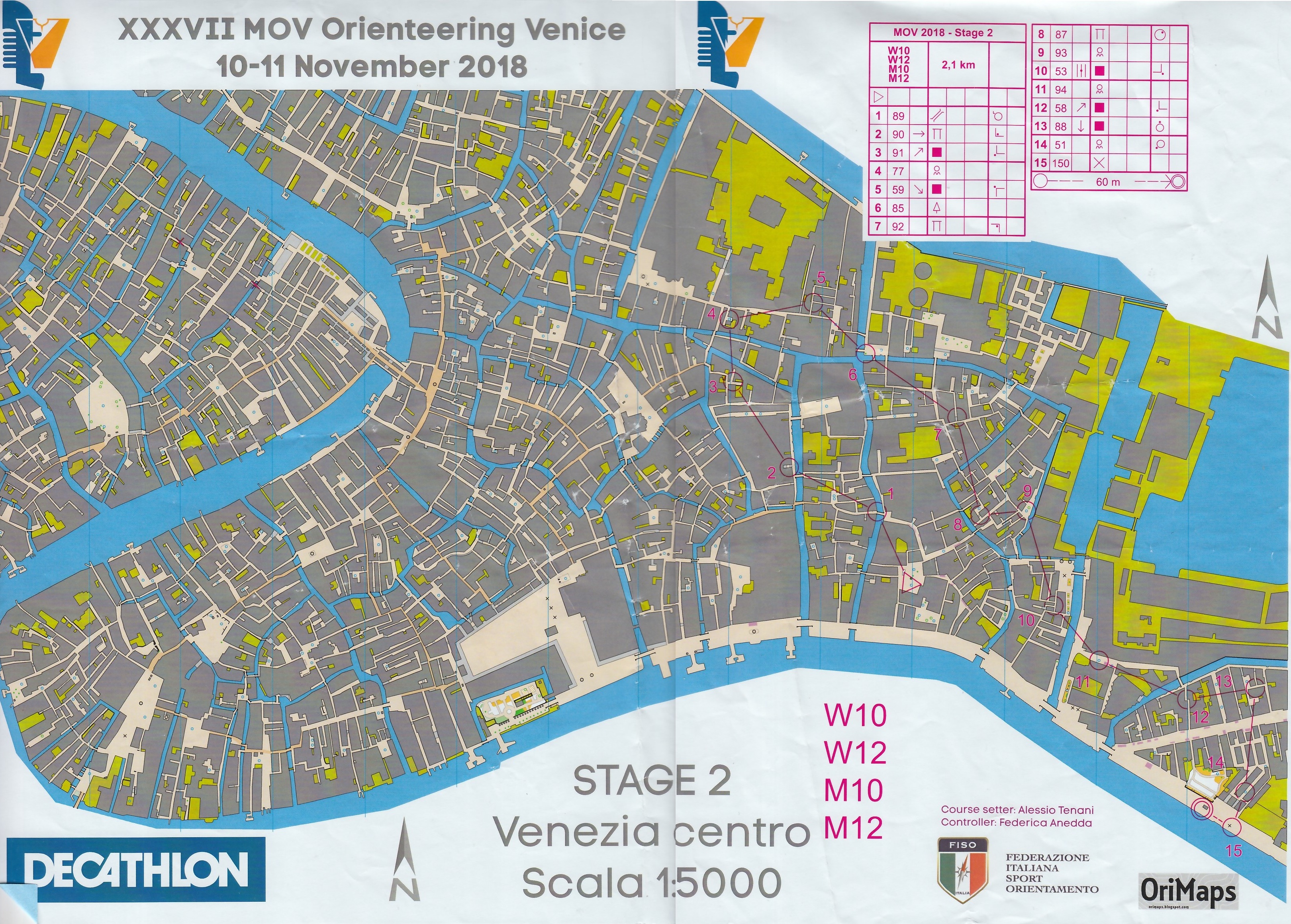 XXXVII Meeting Orienteering Venice - Tag E2 (2018-11-11)