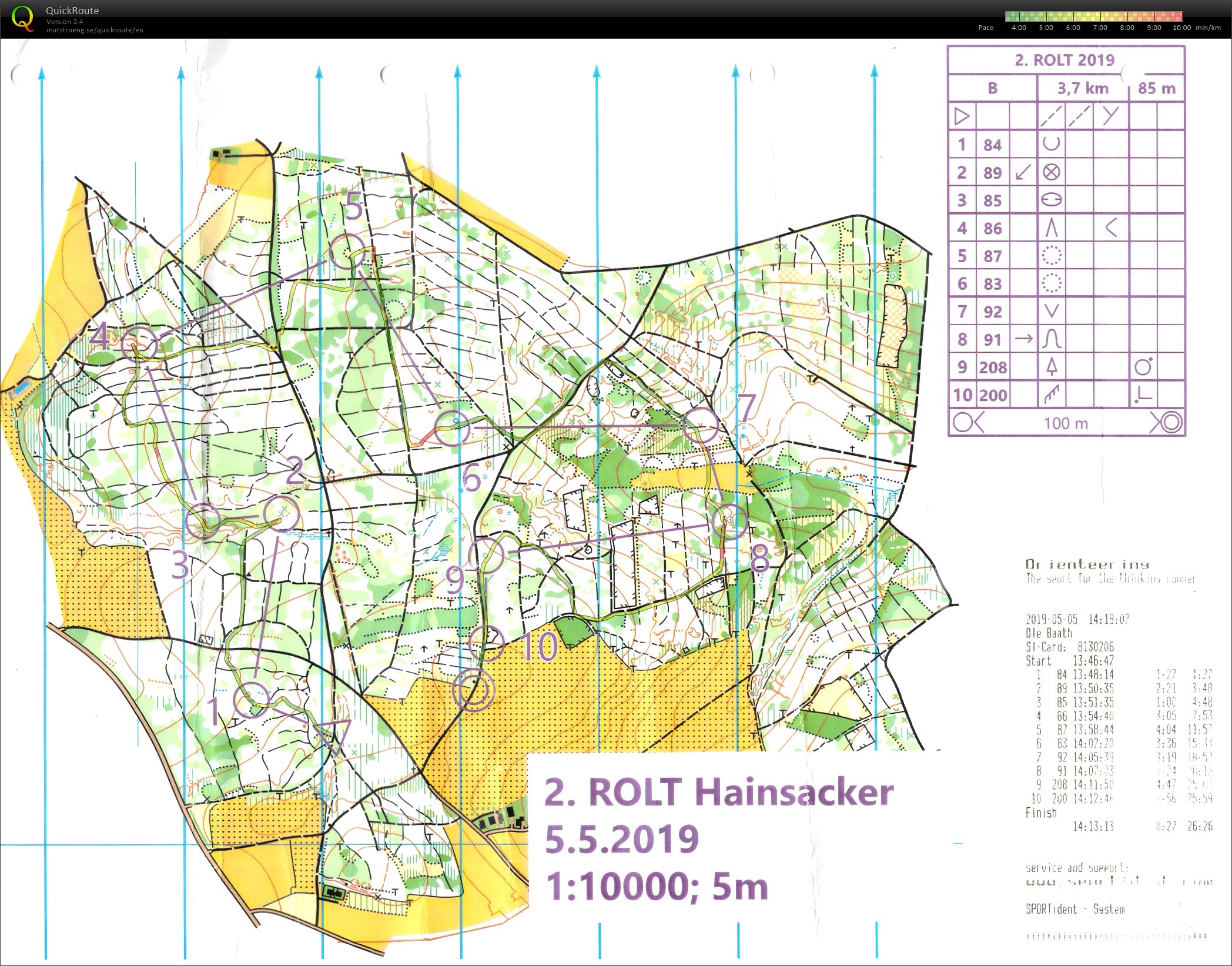 Regensburger OL-Tour 2019 Lauf 2 (05/05/2019)