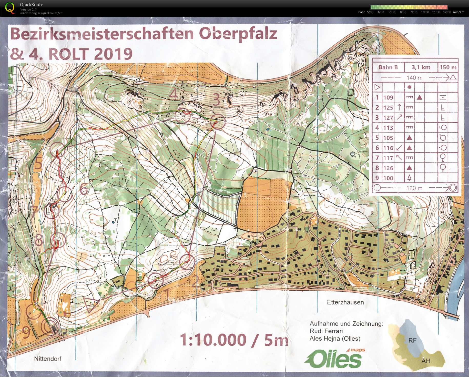 Regensburger OL-Tour 2019 Lauf 4 (29.06.2019)