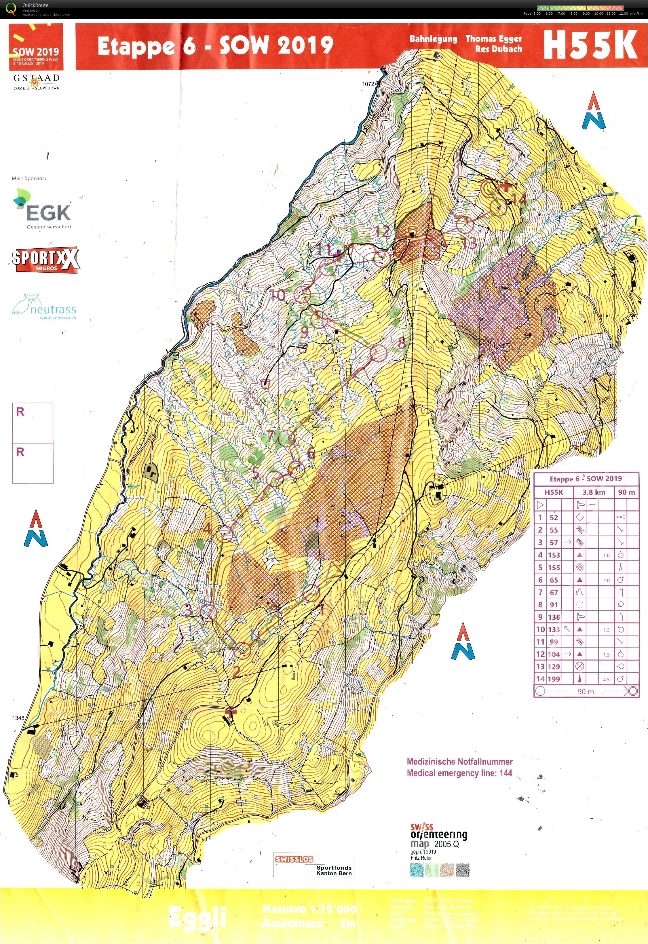 Swiss-O-Week 2019 Gstaad - E6 (10.08.2019)