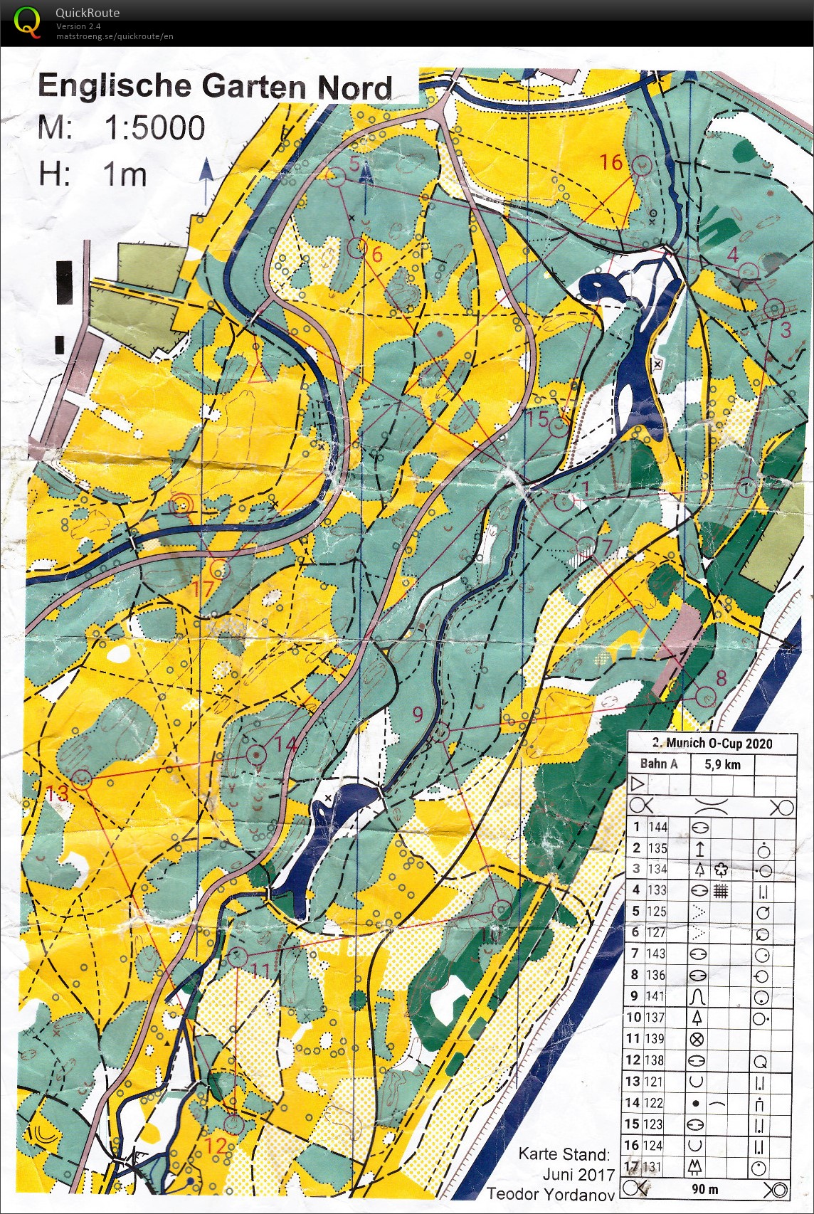 Munich O-Cup 2020 Lauf 2 (12-07-2020)