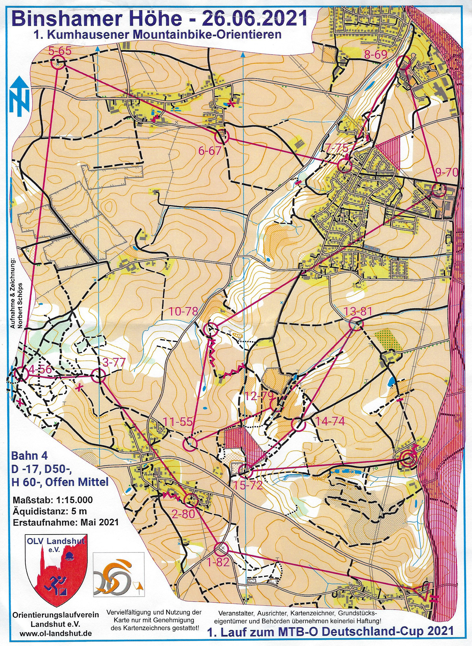 1. Kumhausener MTB-OL (26-06-2021)