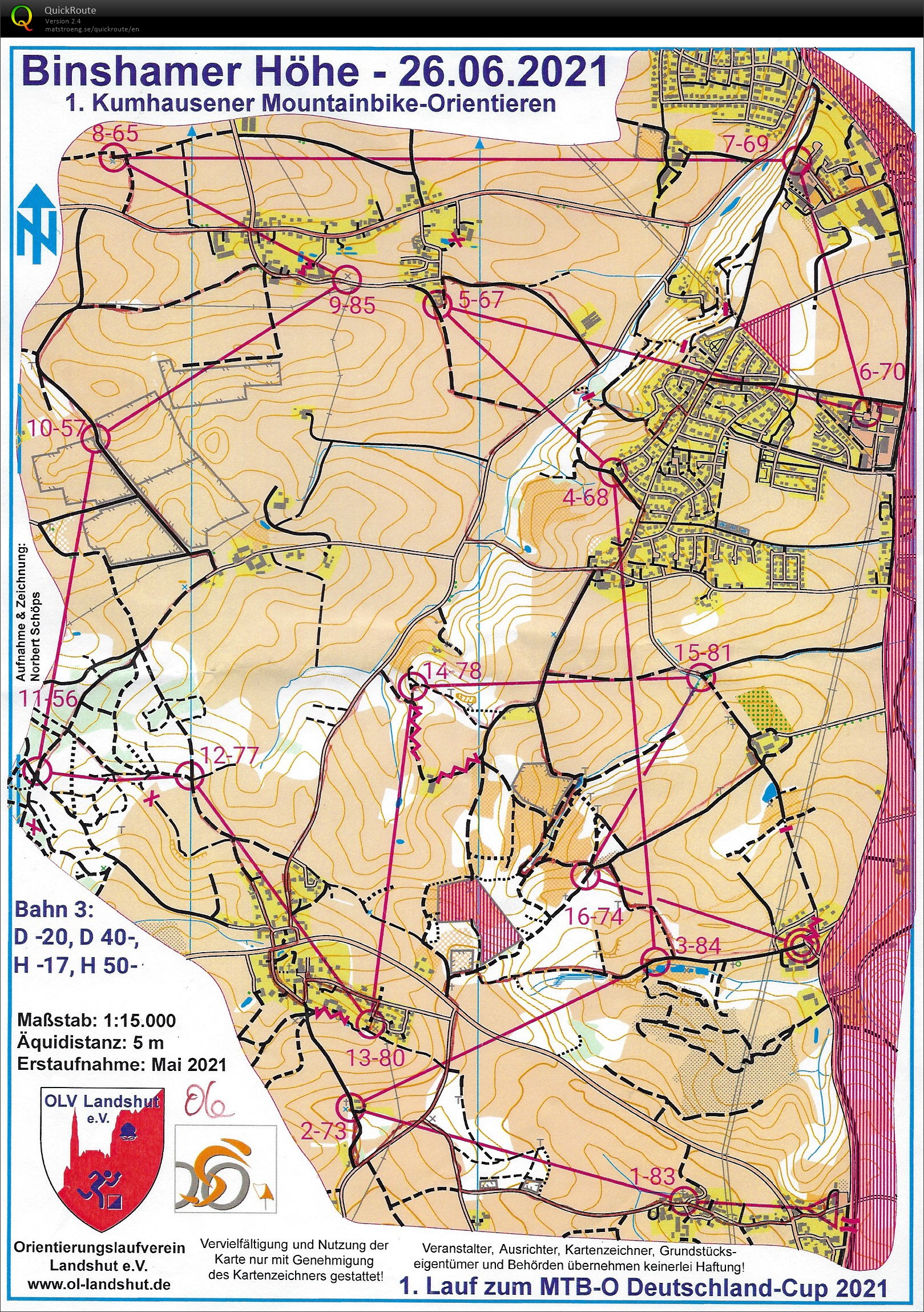 1. Kumhausener MTB-OL (26/06/2021)