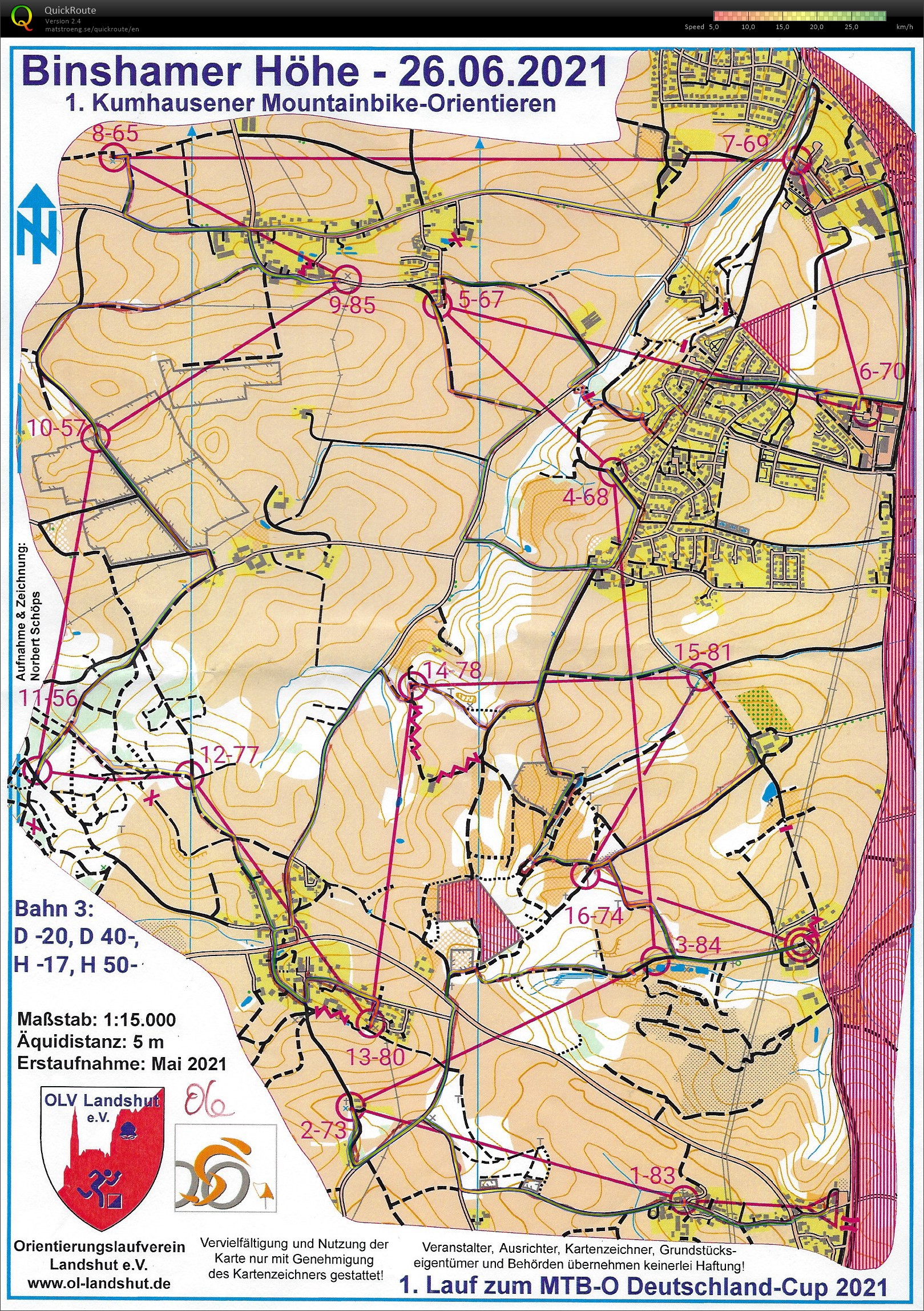 1. Kumhausener MTB-OL (26-06-2021)