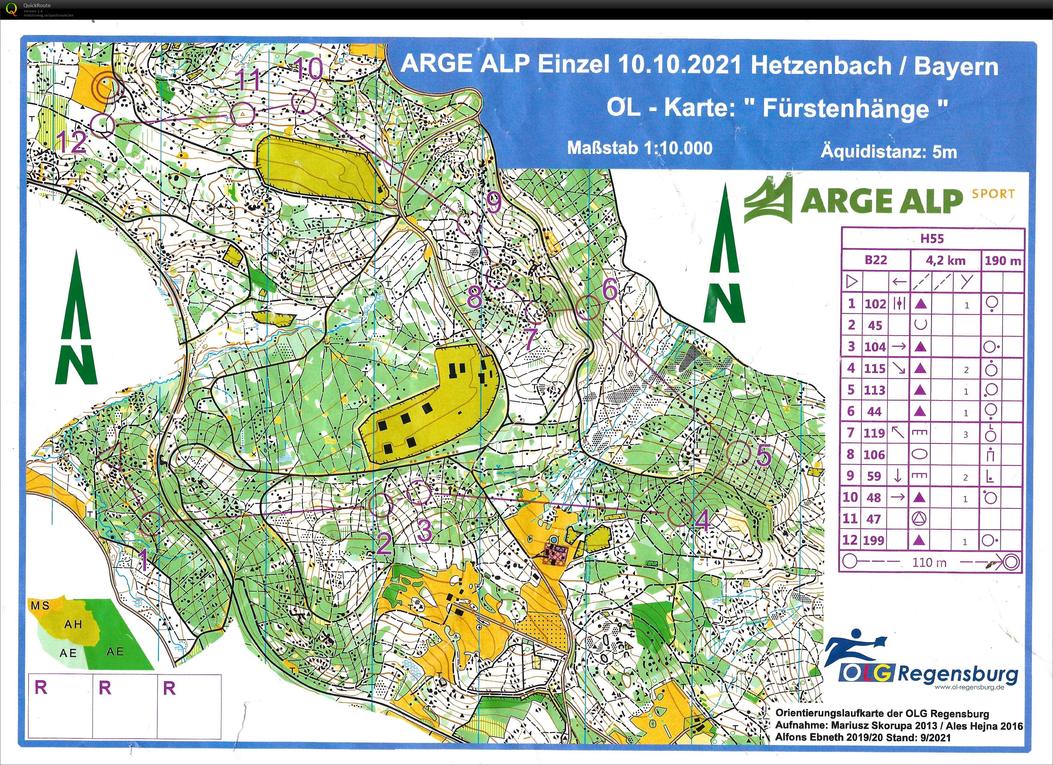 Arge Alp 2021 Regensburg Einzel (10/10/2021)