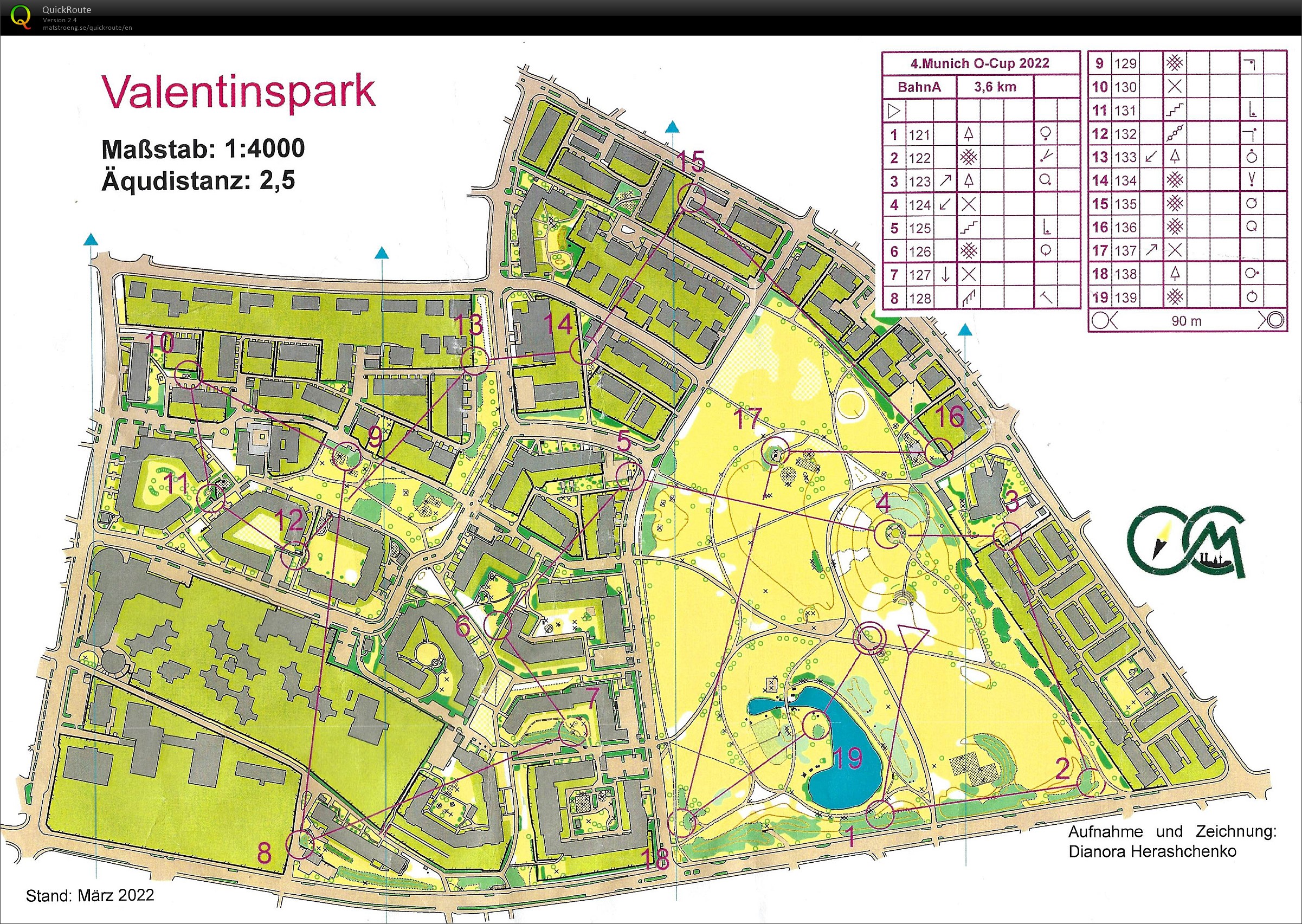 Munich O-Cup 2022 Lauf 4 (09-04-2022)