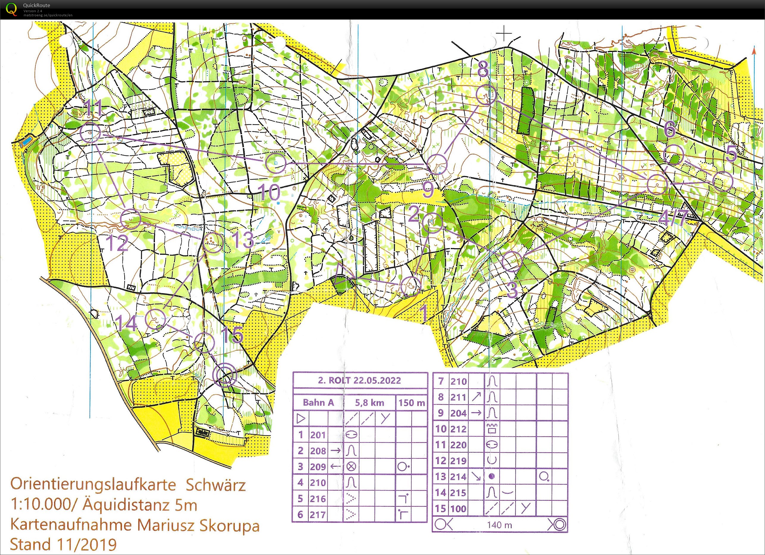 Regensburger OL-Tour 2022 Lauf 2 (22-05-2022)