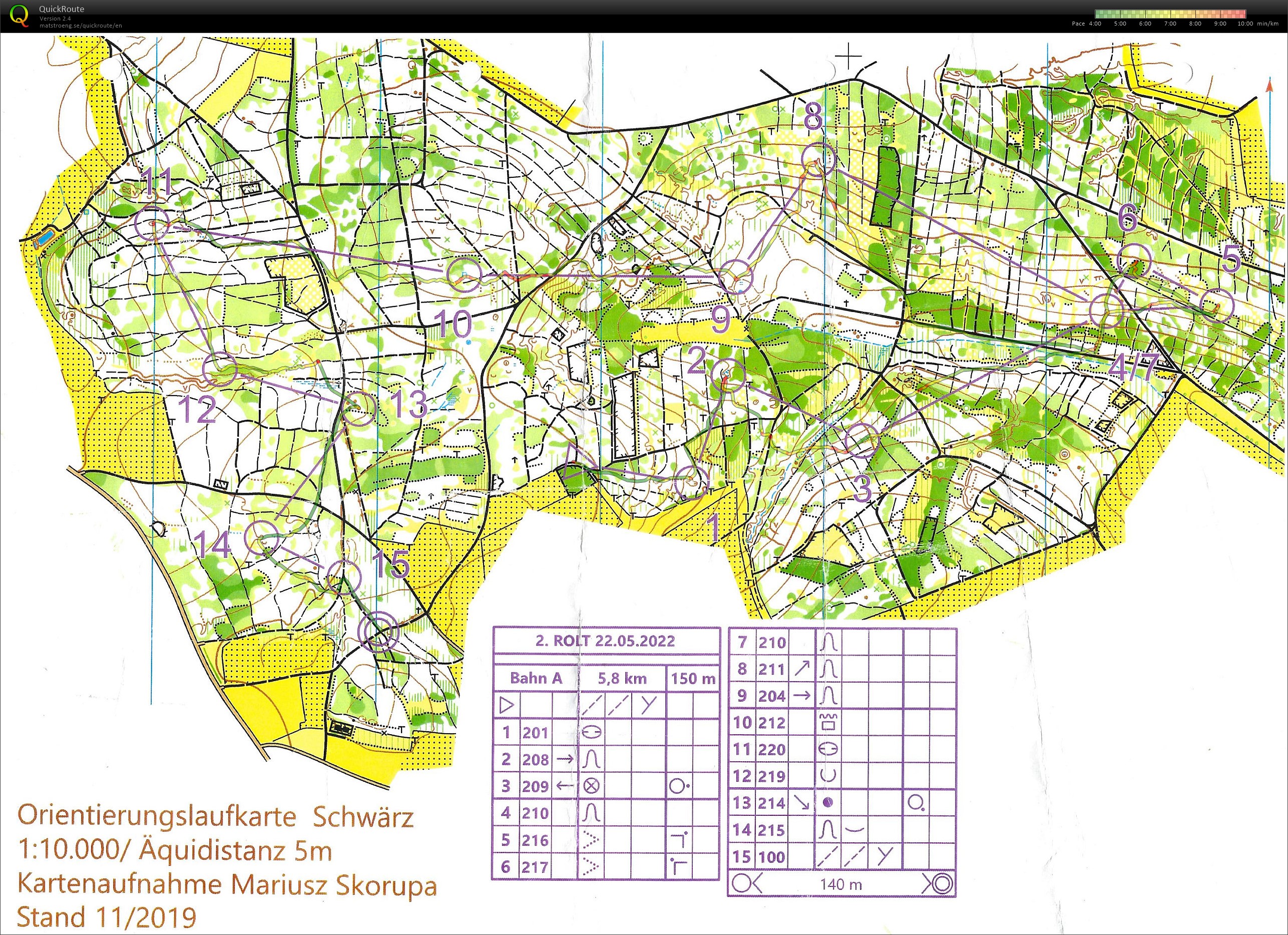 Regensburger OL-Tour 2022 Lauf 2 (22.05.2022)