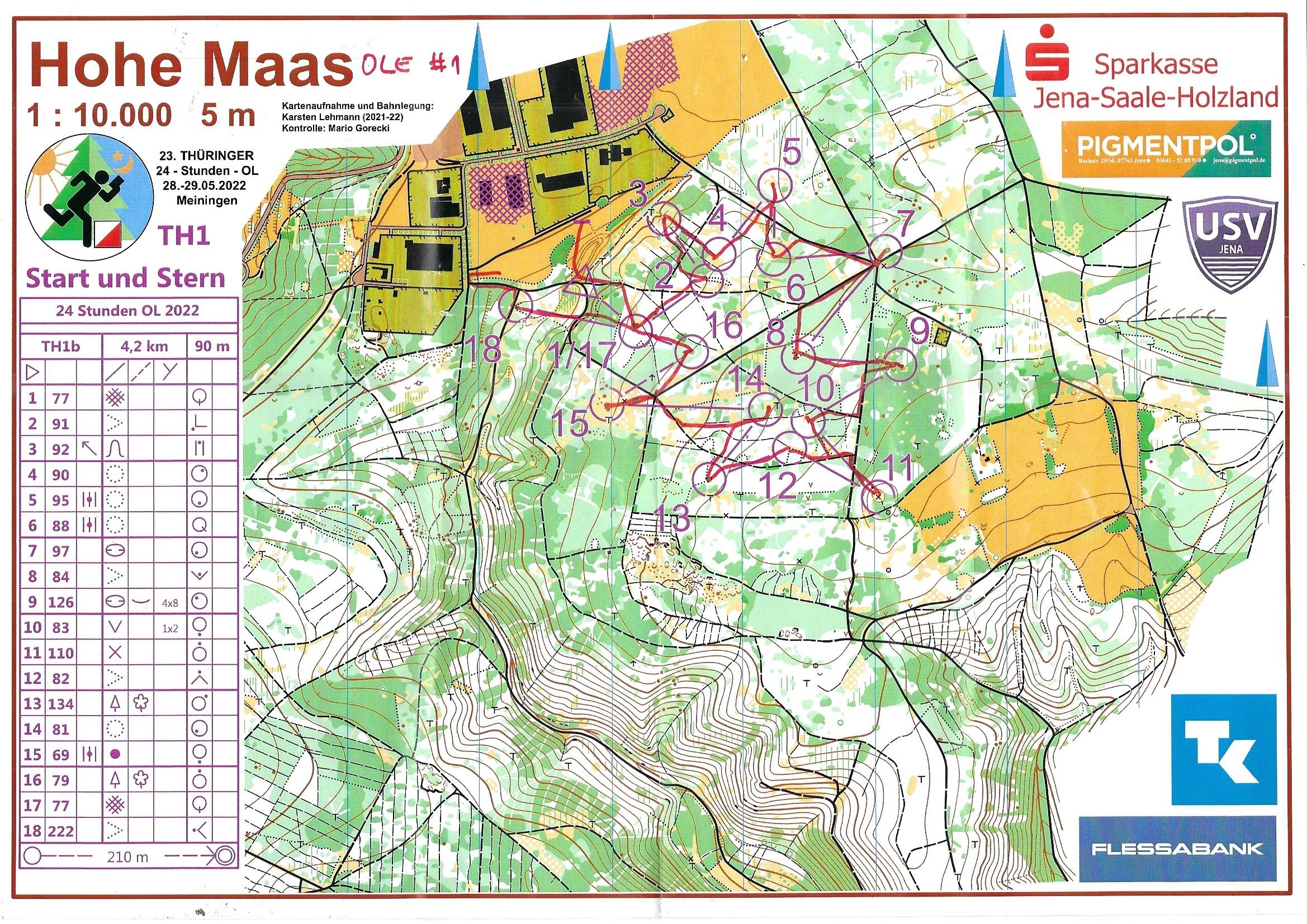 23. 24h-OL 2022 Meiningen Run1 TH1 (28/05/2022)