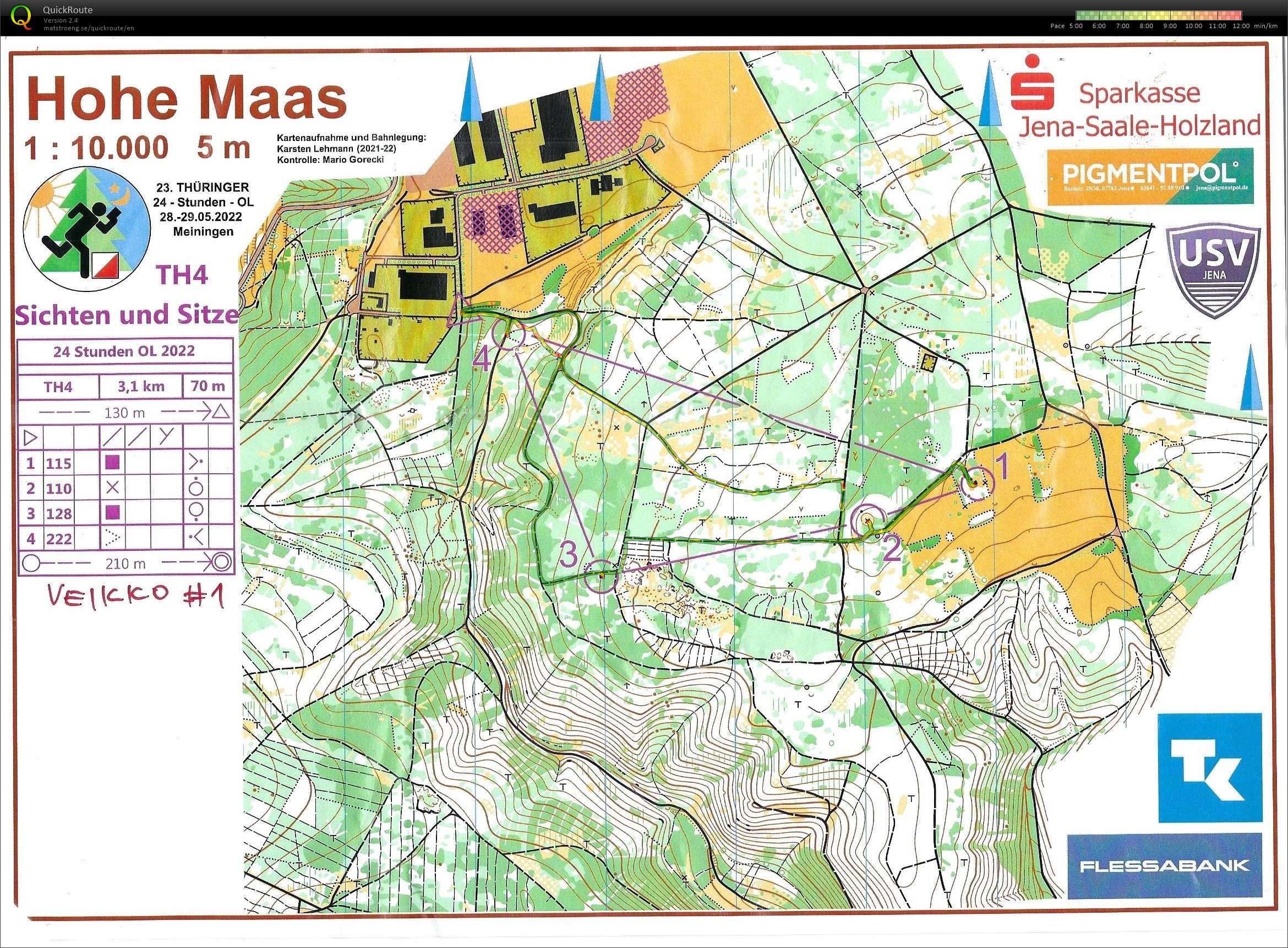 23. 24h-OL 2022 Meiningen Run1 TH4 (28/05/2022)