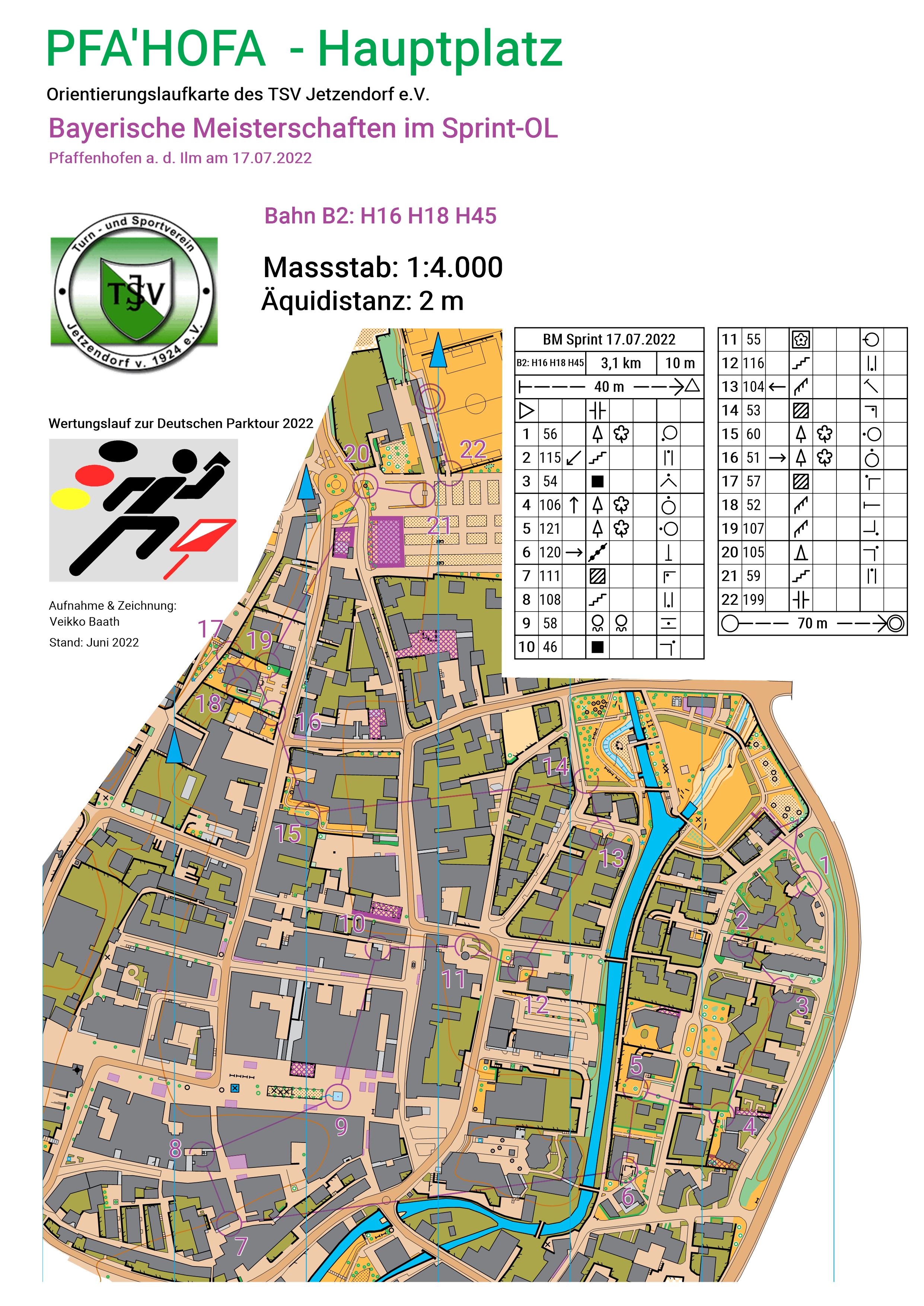 Bayerischen Meisterschaft Sprint 2022 (2022-07-17)