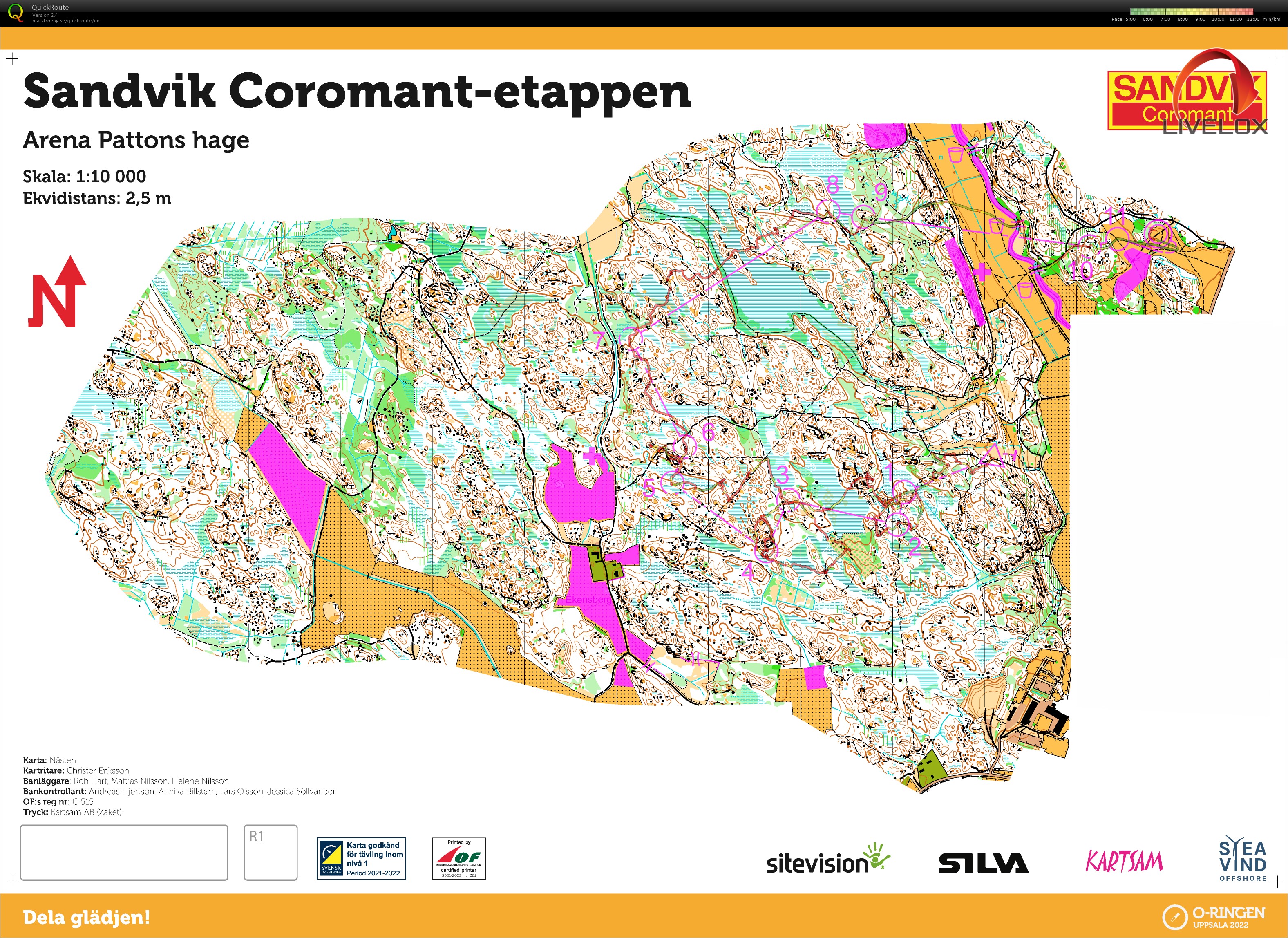 O-Ringen 2022 Uppsala - E1 (25/07/2022)