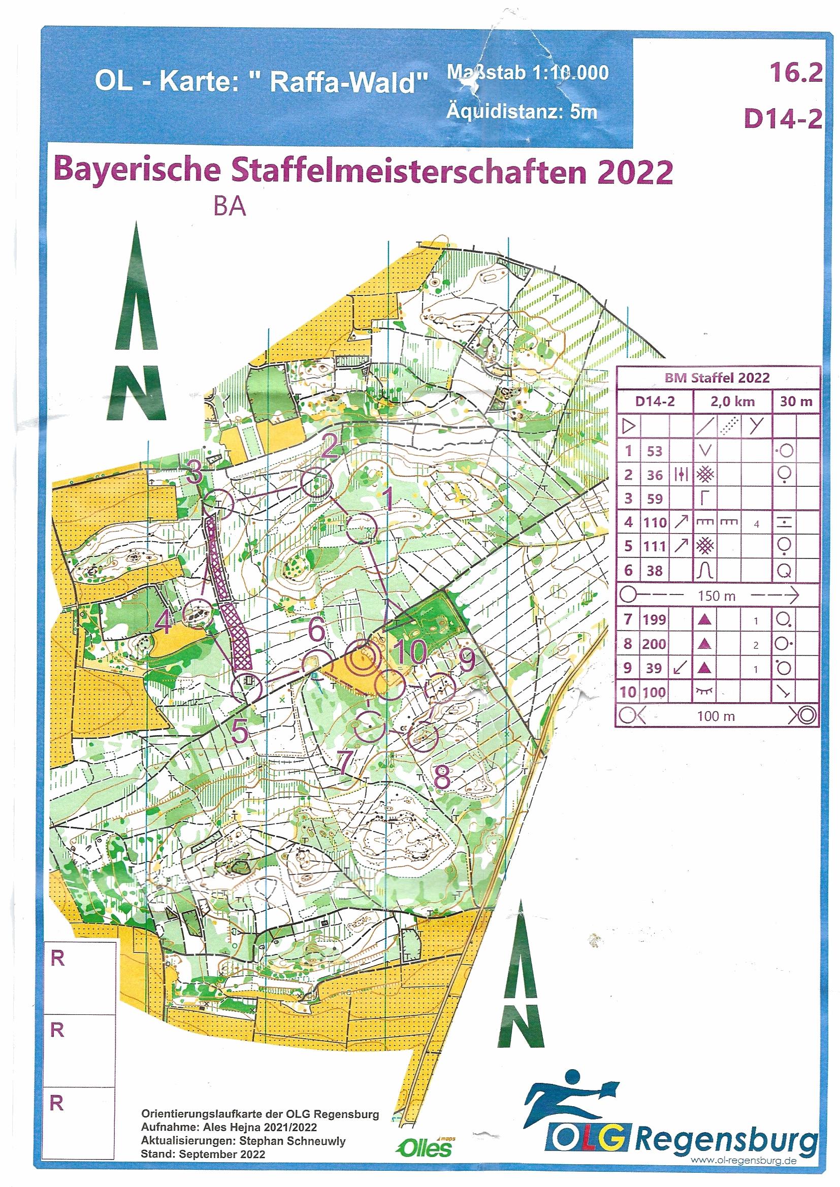 Bayerische Meisterschaft Staffel 2022 Burglengenfeld - Lauf 2 (2022-10-23)