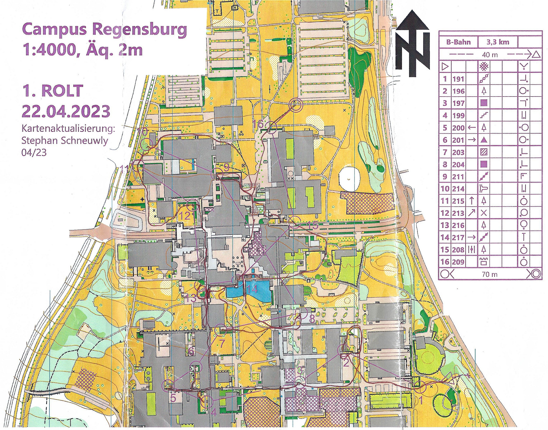 Regensburger OL-Tour 2023 Lauf 1 (22-04-2023)