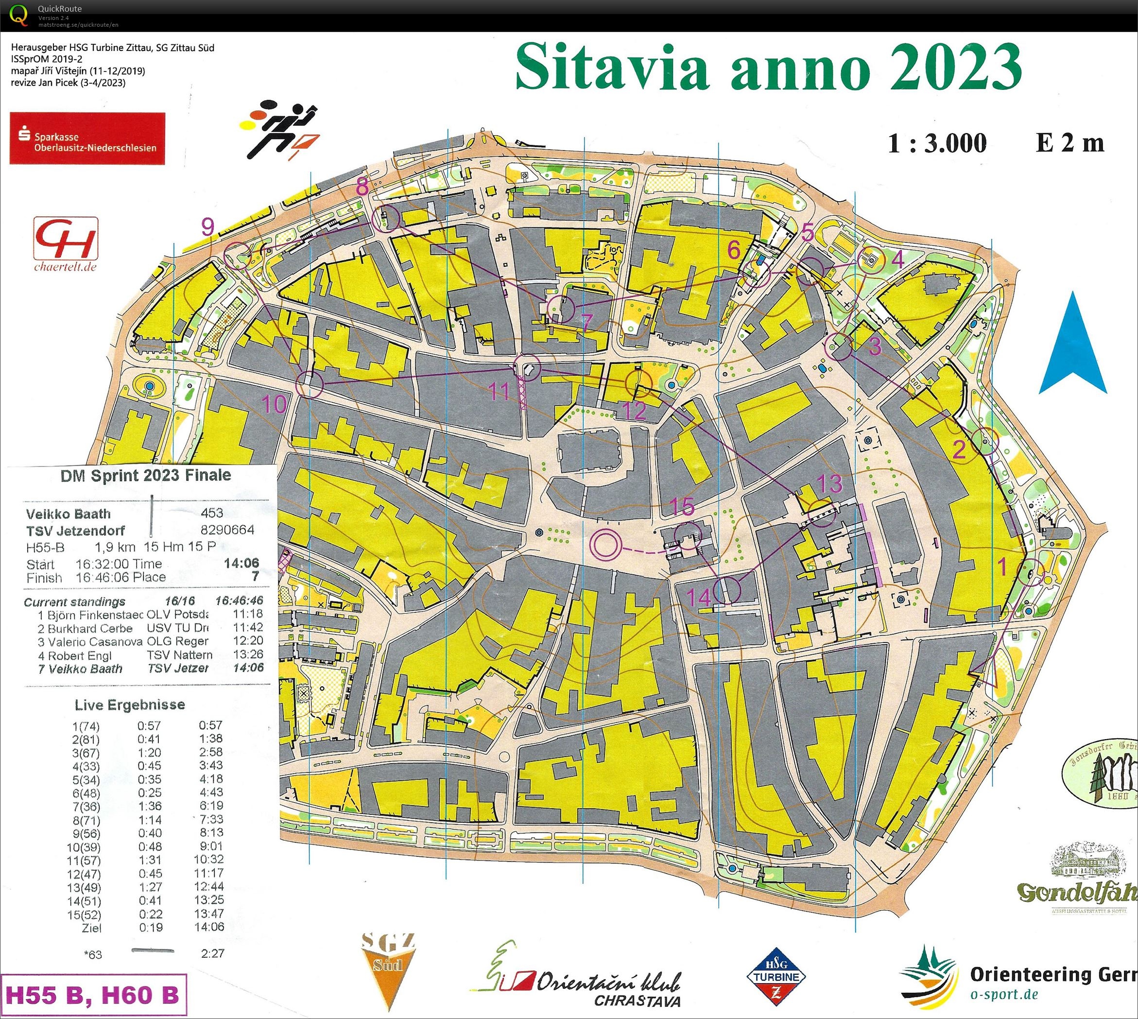 Deutsche Meisterschaften Sprint 2023 - B-Finale (2023-04-29)