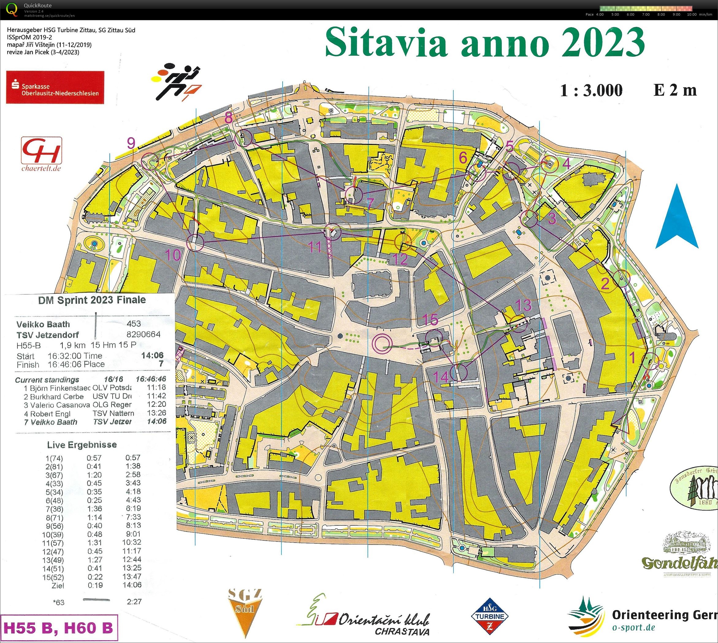 Deutsche Meisterschaften Sprint 2023 - B-Finale (29/04/2023)