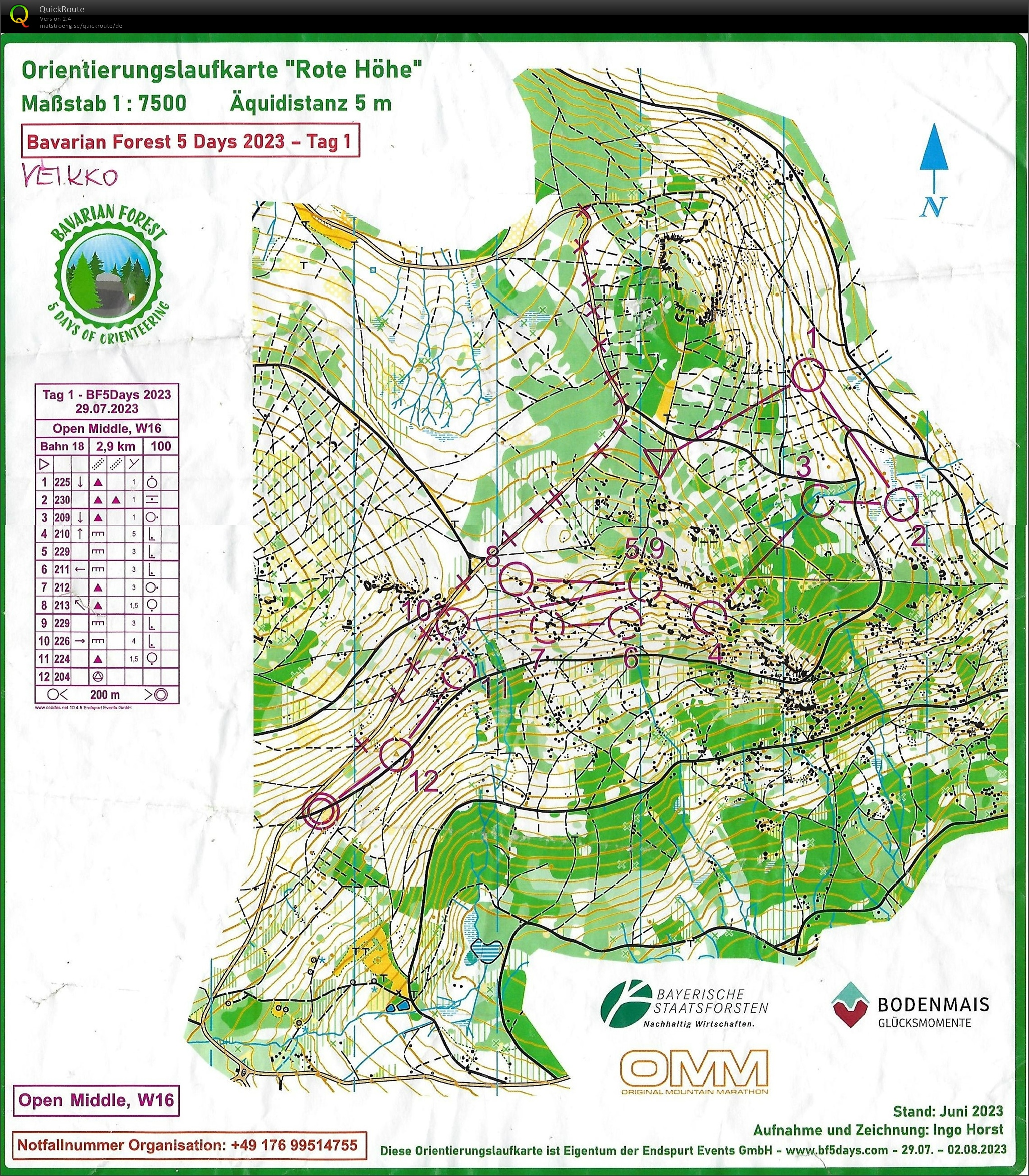 Bavarian Forest 5 Days 2023 - E1 (29-07-2023)