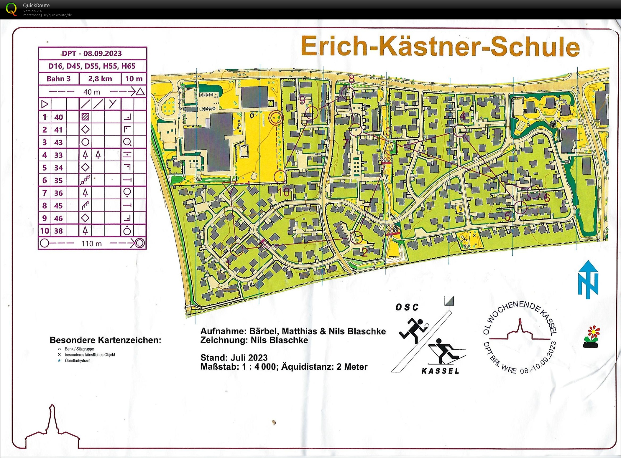 DPT Sprint-OL Kassel (08.09.2023)