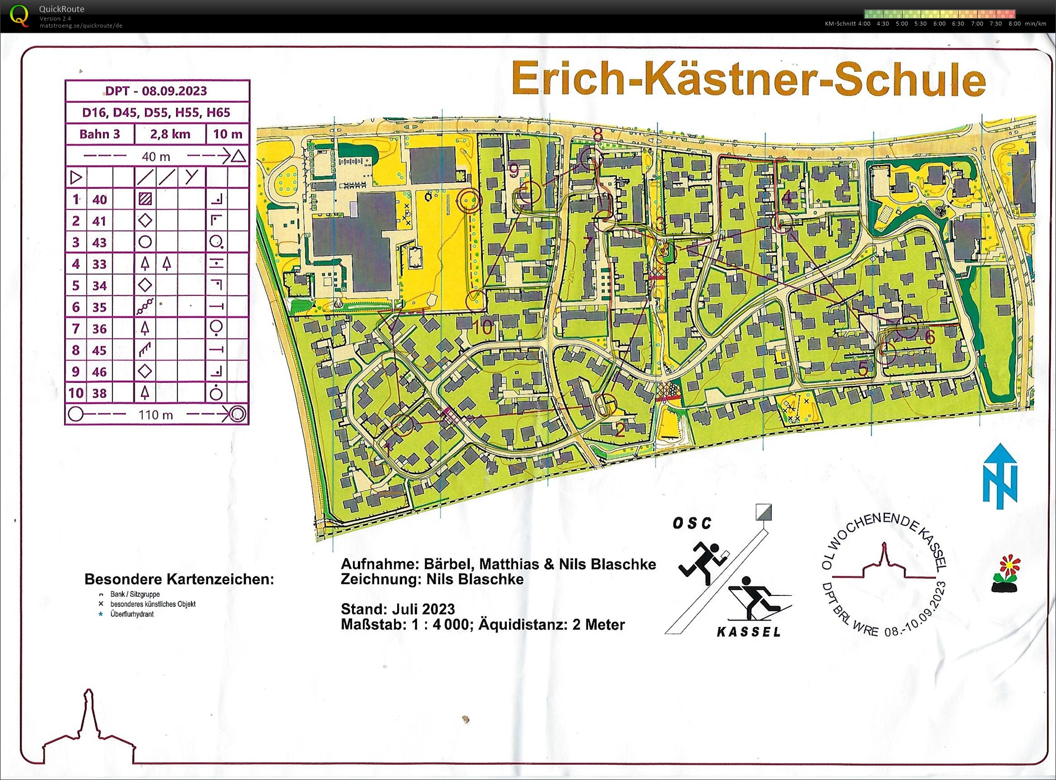 DPT Sprint-OL Kassel (08.09.2023)