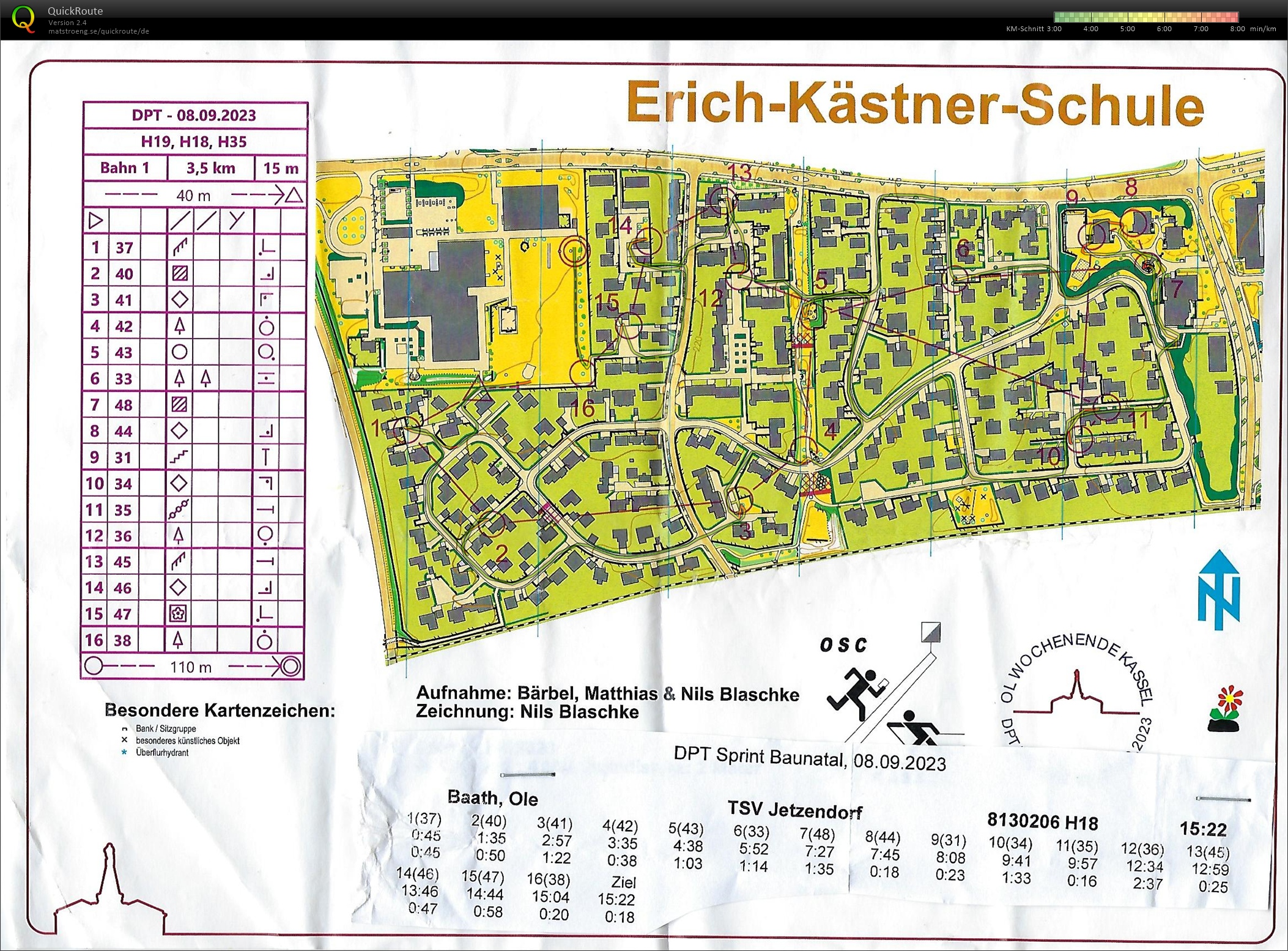 DPT Sprint-OL Kassel (08.09.2023)