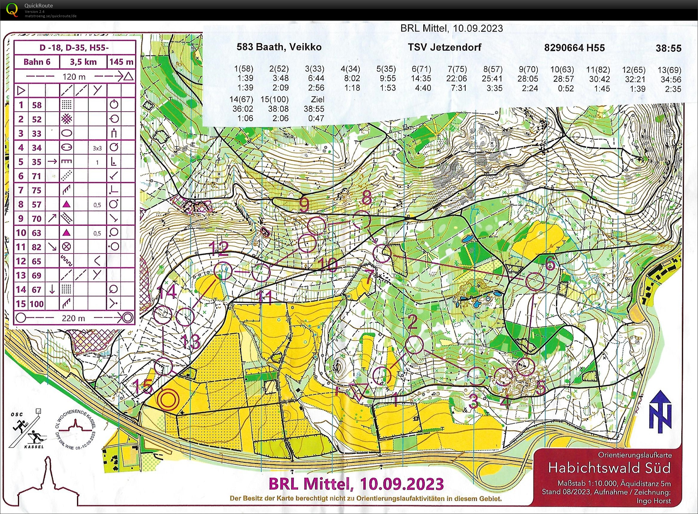 BRL Mittel-OL Kassel (10.09.2023)