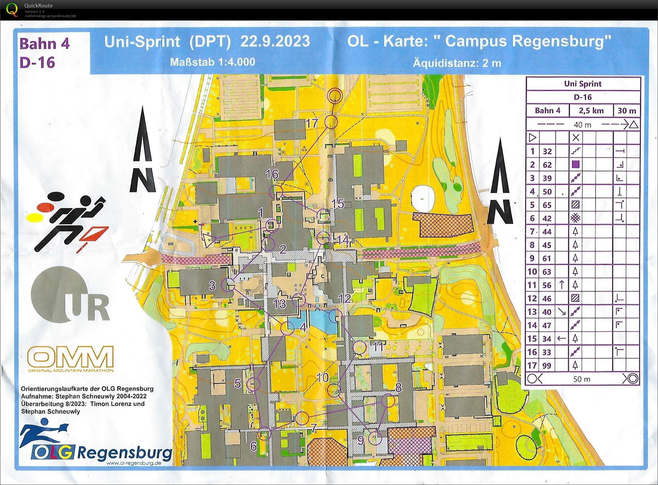DPT-Sprint Uni Regensburg (22/09/2023)