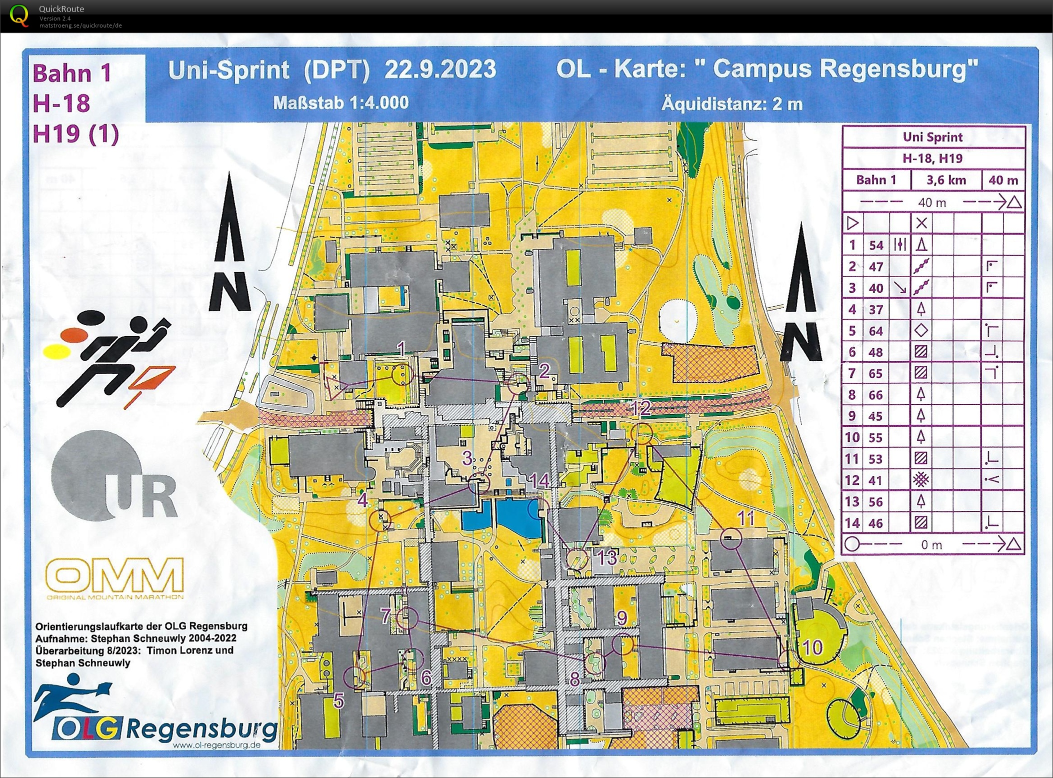 DPT-Sprint Uni Regensburg (22.09.2023)