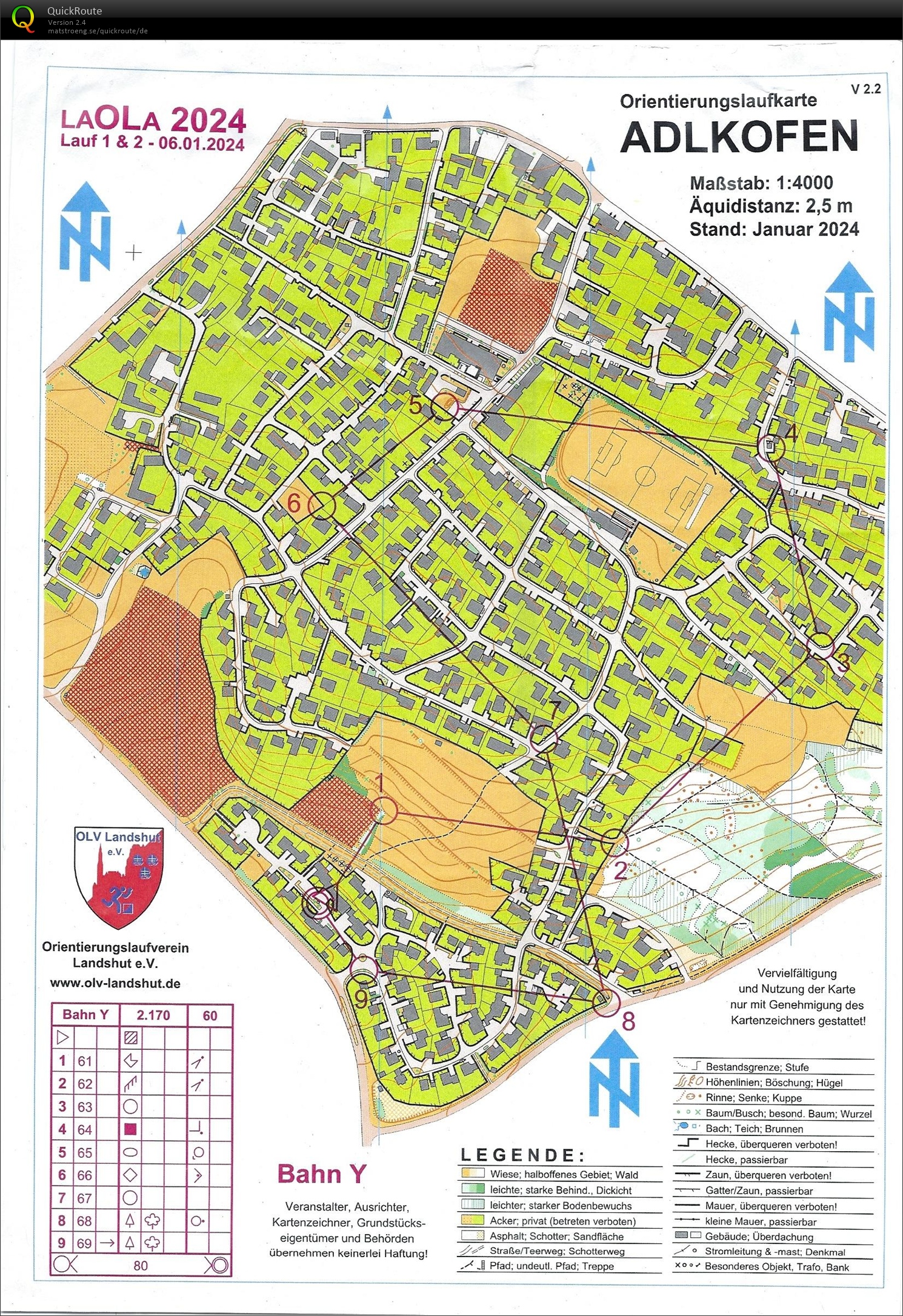 Landshuter OL-Abend 2 (06.01.2024)