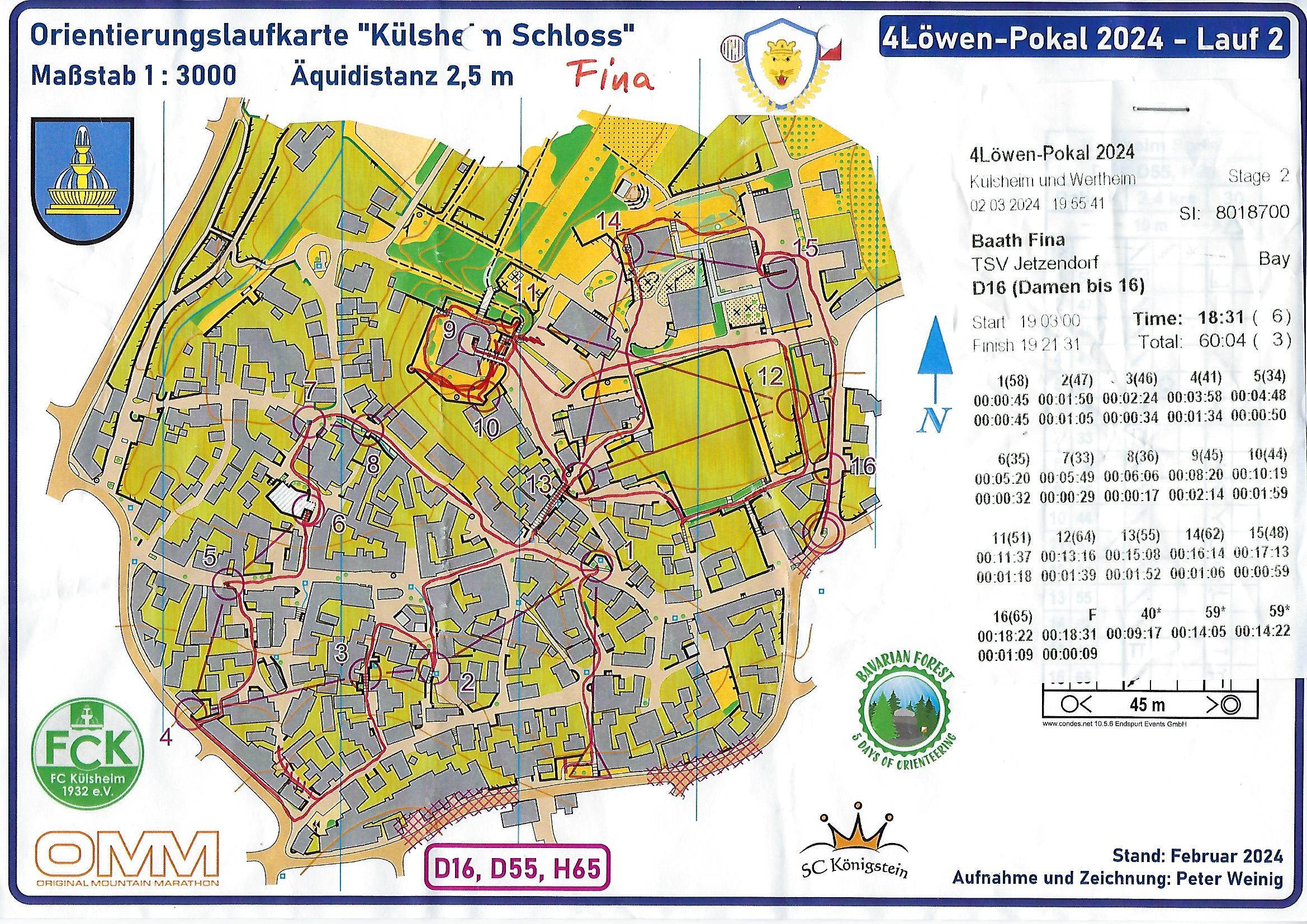 4-Löwen-Cup E2 Nachtsprint (02/03/2024)