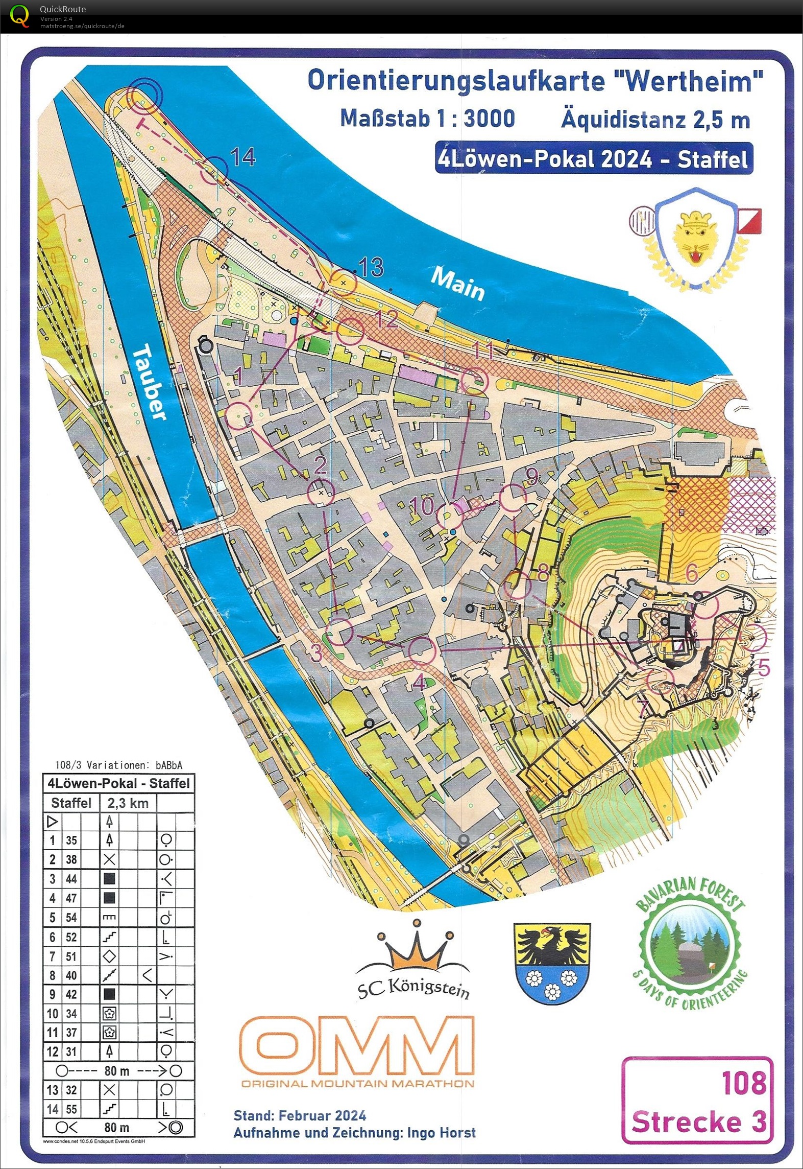 4-Löwen-Cup 2024 E4 SprintStaffel (03.03.2024)