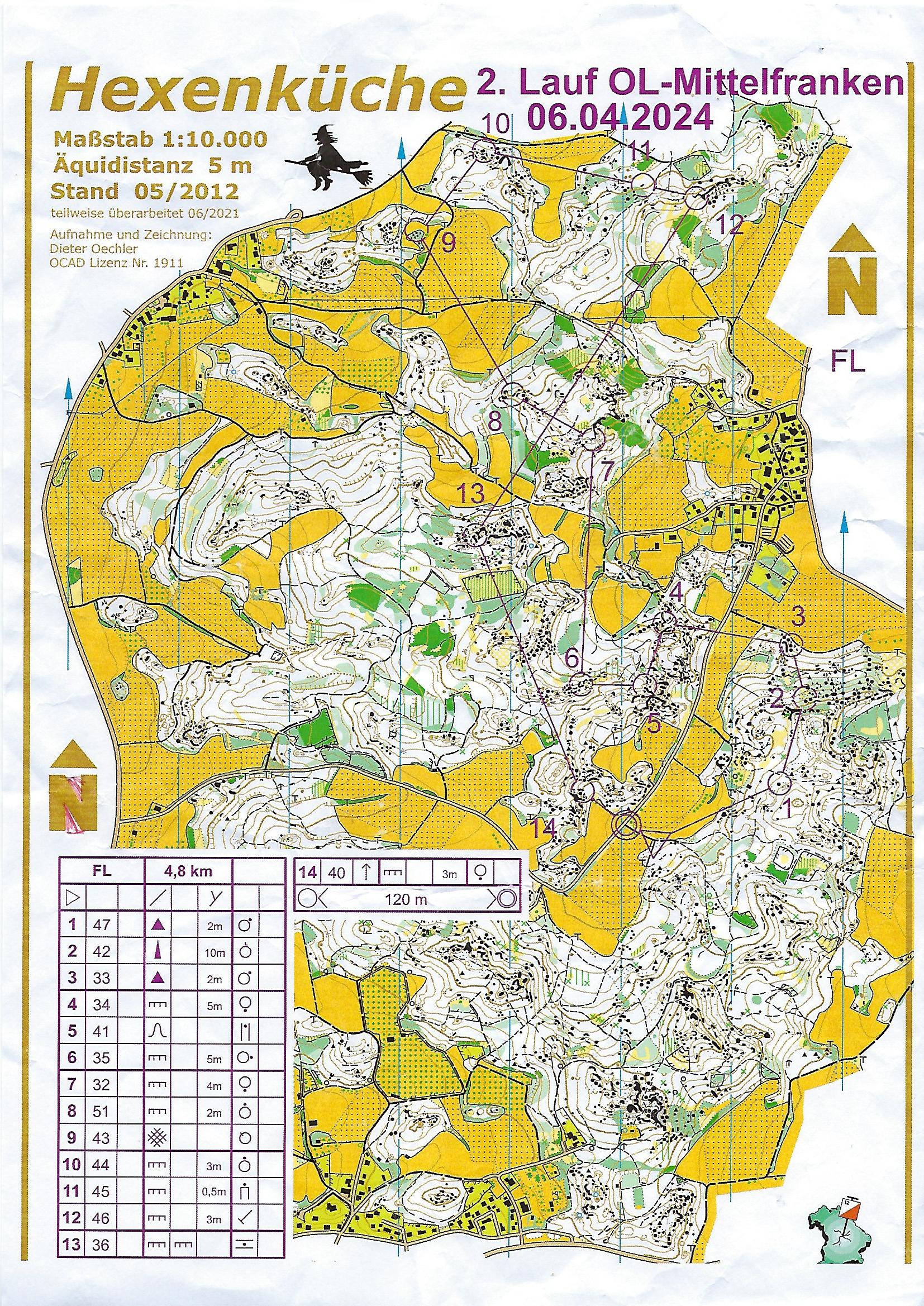 OL-Serie MIttelfranken 2024 Lauf 2 (06-04-2024)