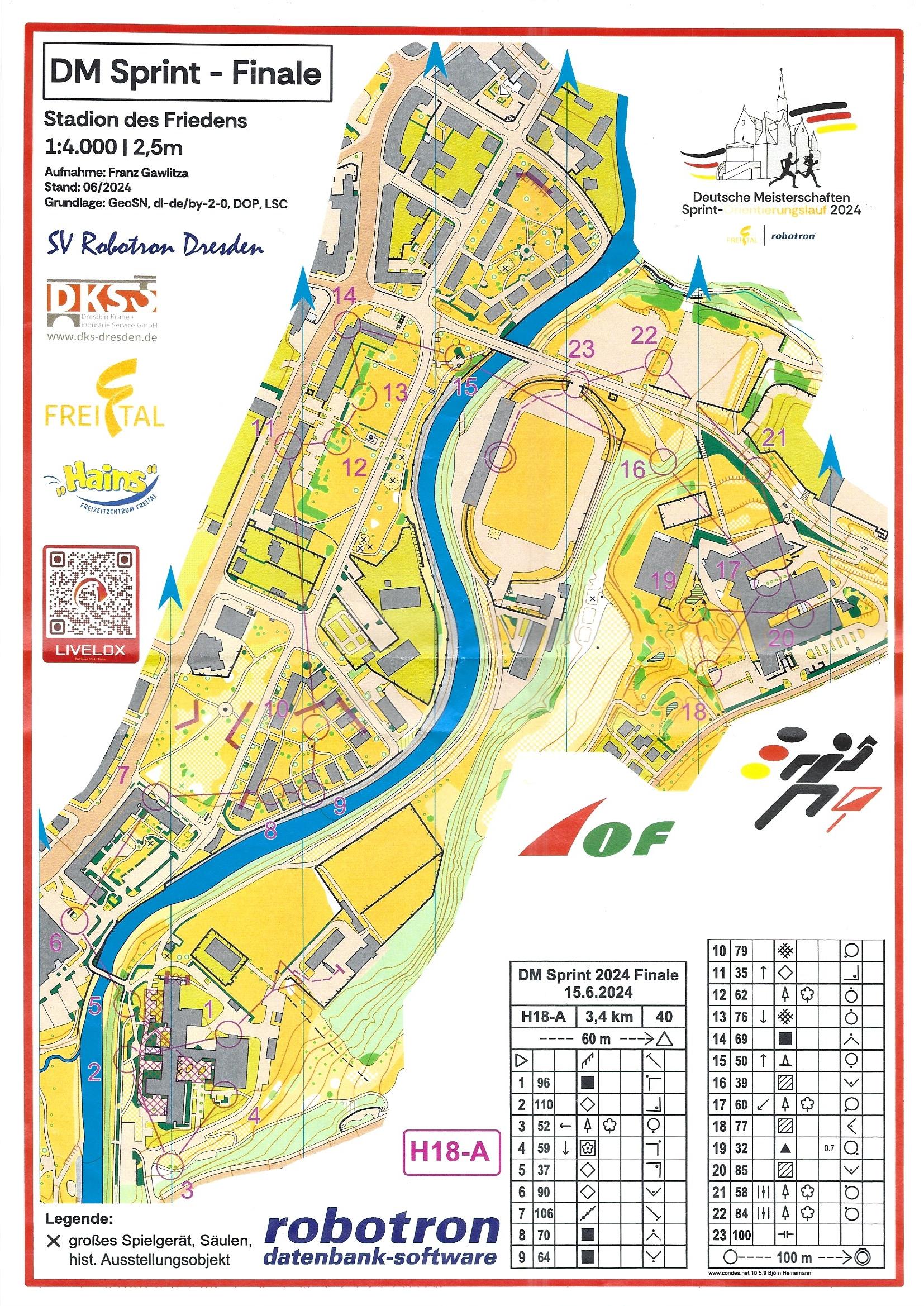 Deutsche Meisterschaft Sprint-OL 2024 Freital (2024-06-15)