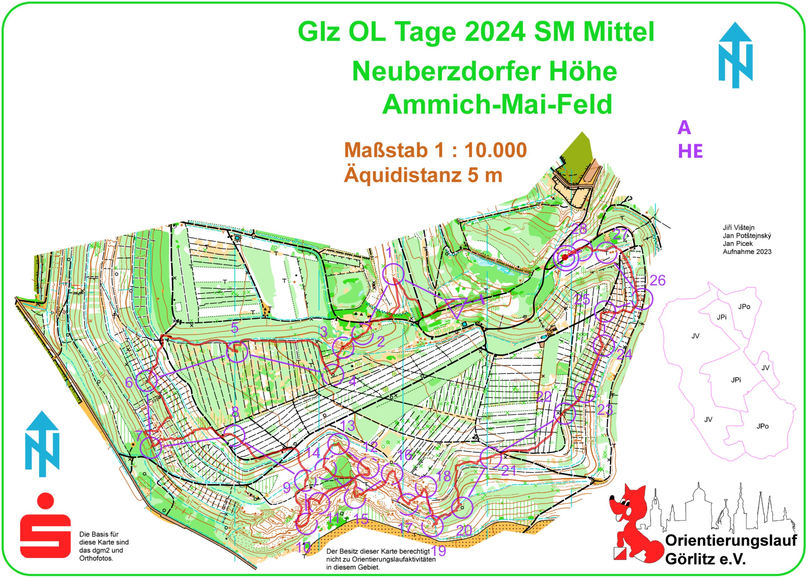 Görlitzer OL-Tage 2024 - SM Mittel (2024-08-25)