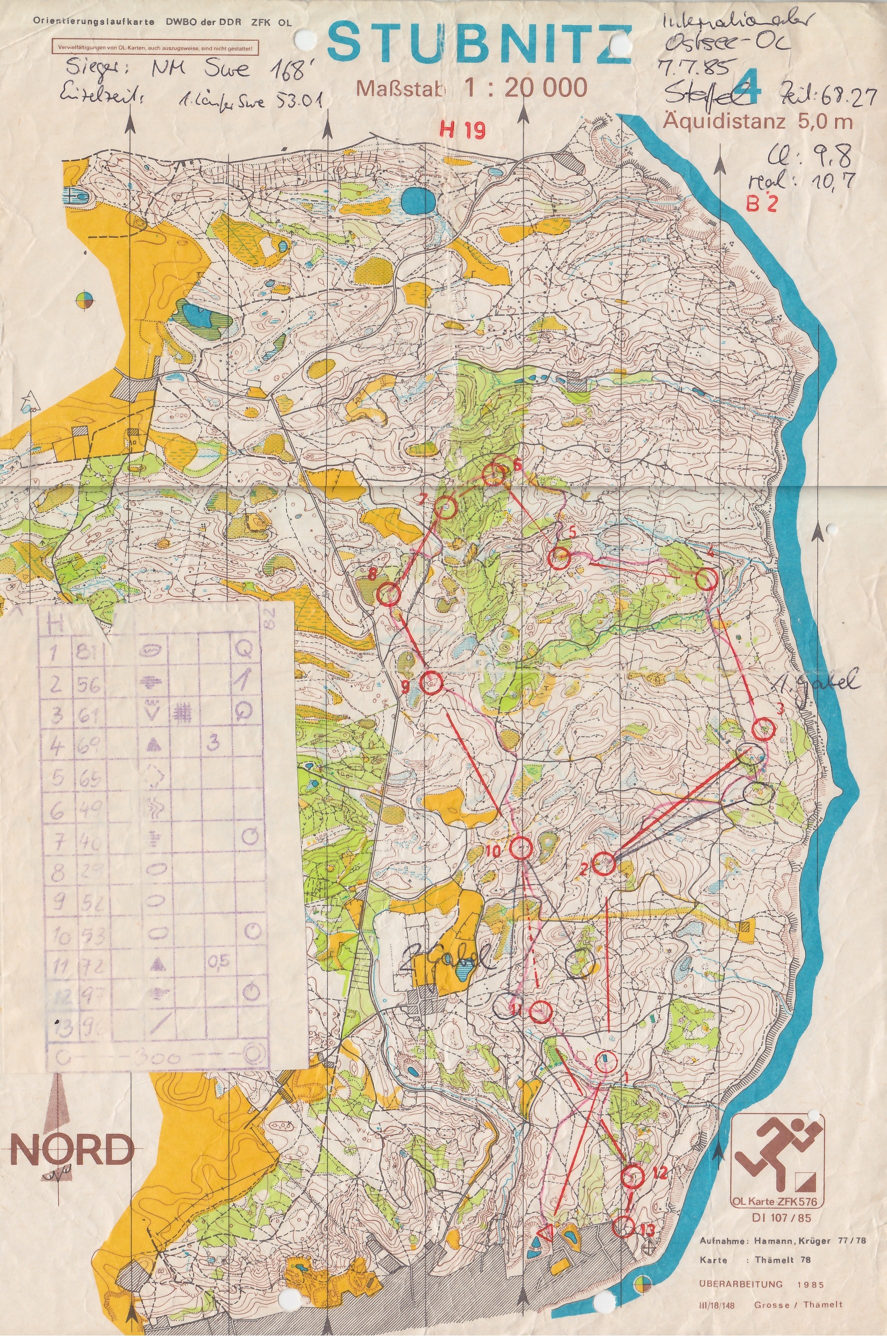 Ostsee OL St (07.07.1985)