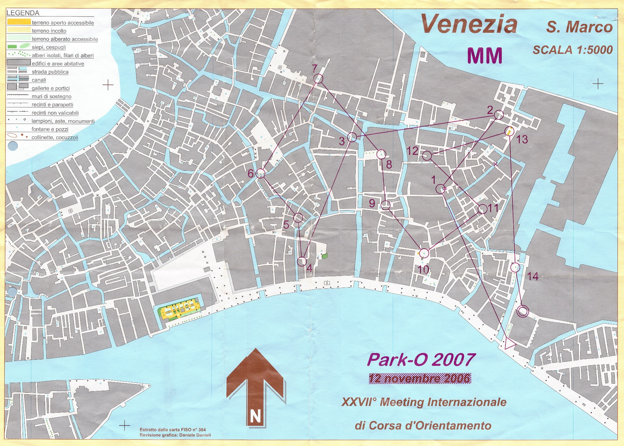 XXVII. Venedig O-Meeting - Park-O 2007 (10-11-2007)
