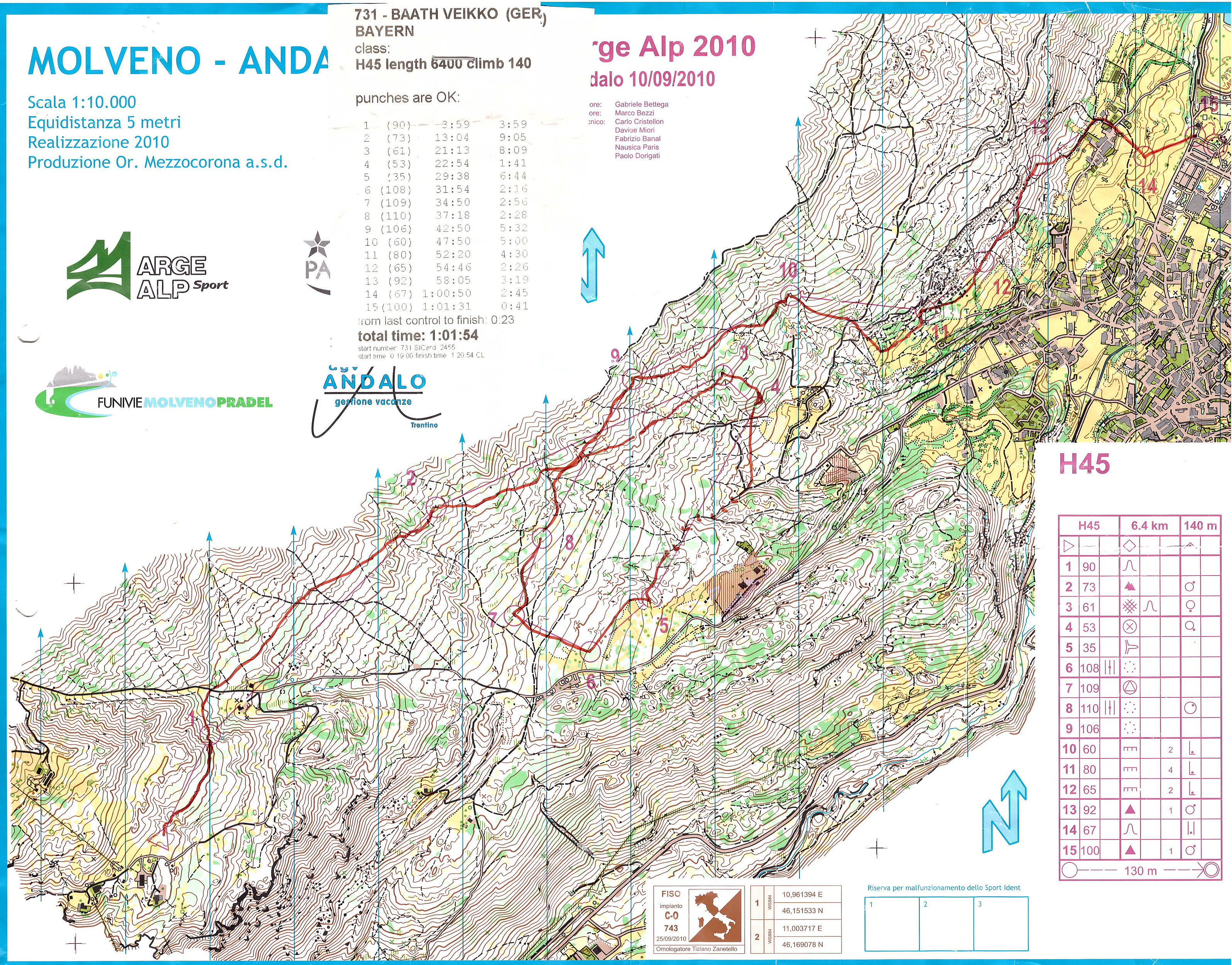 Arge Alp 2010 Andalo / Trentino - Einzel (2010-10-10)