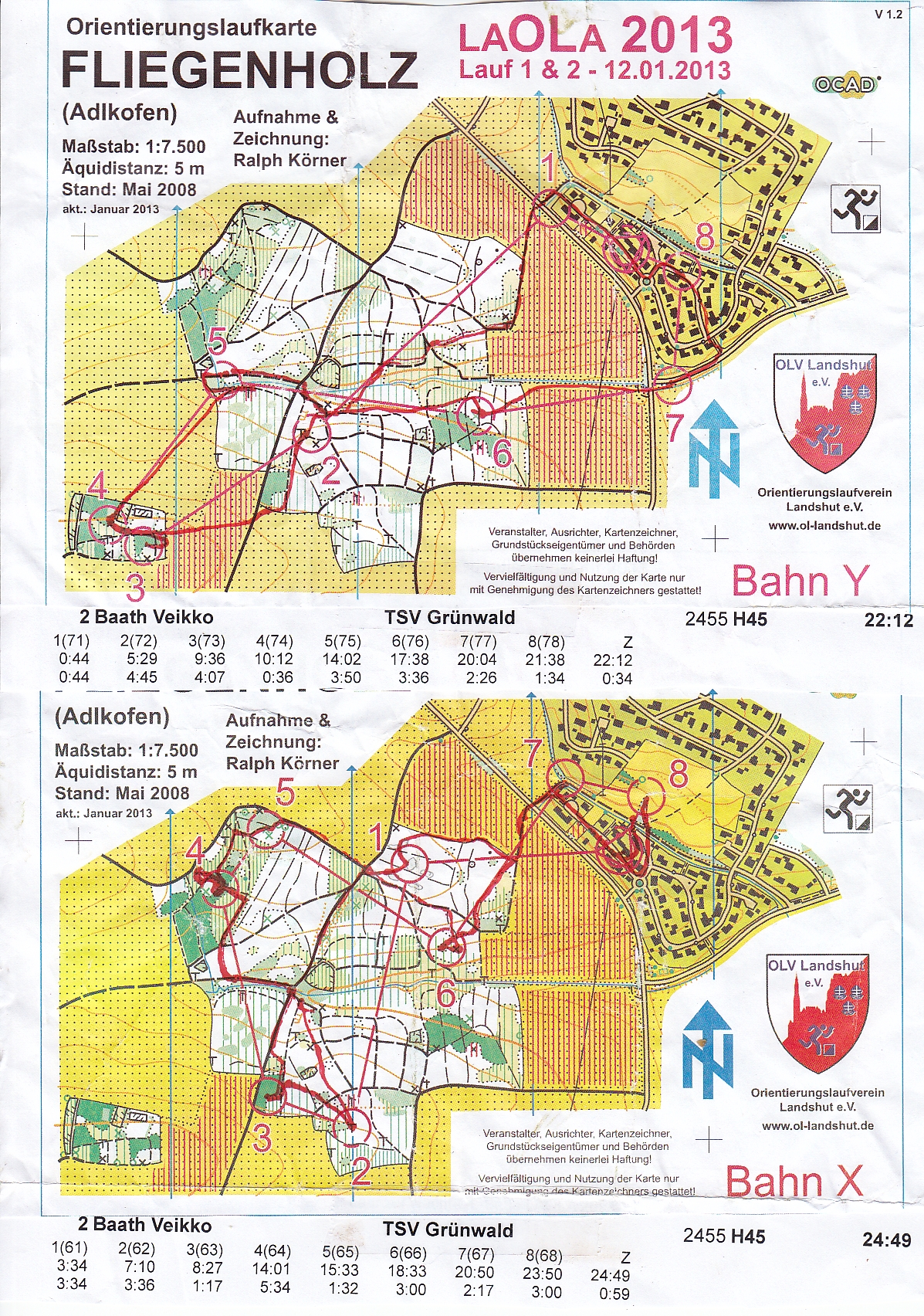 LaOLa Lauf 1 (12.01.2013)