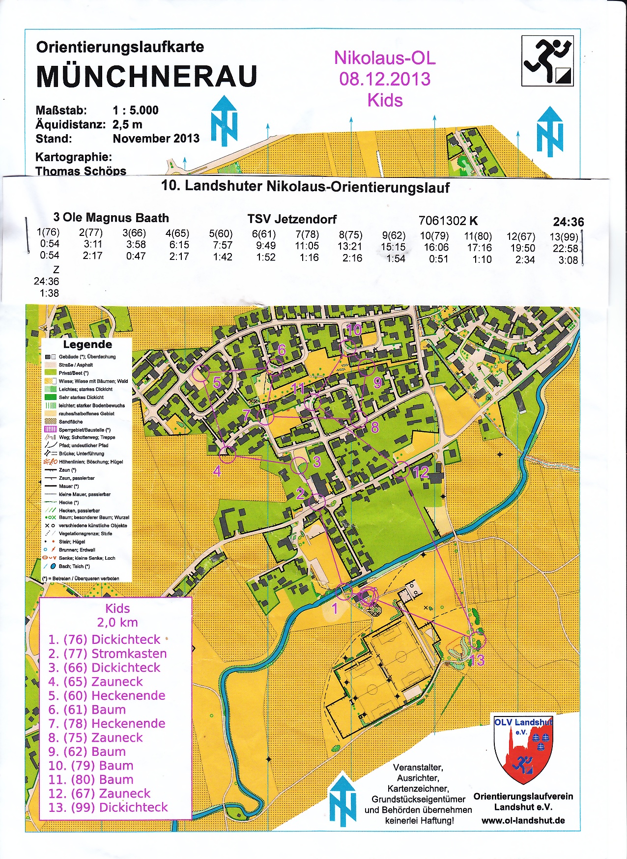 10. Landshuter Nikolaus-OL (08.12.2013)