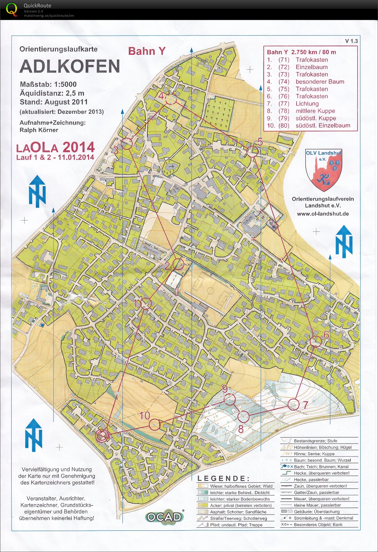 LaOLa 2014 Lauf 1 (11.01.2014)