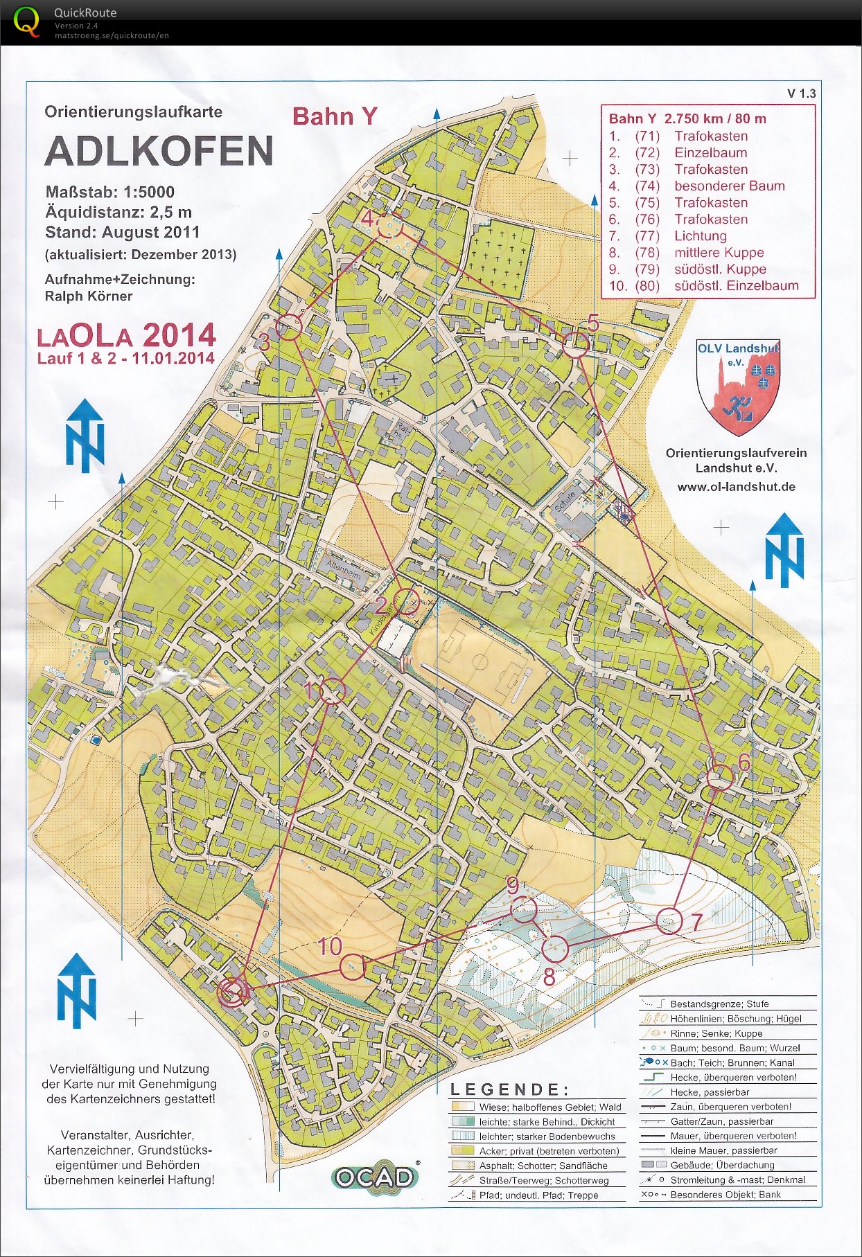 LaOLa 2014 Lauf 1 (11/01/2014)