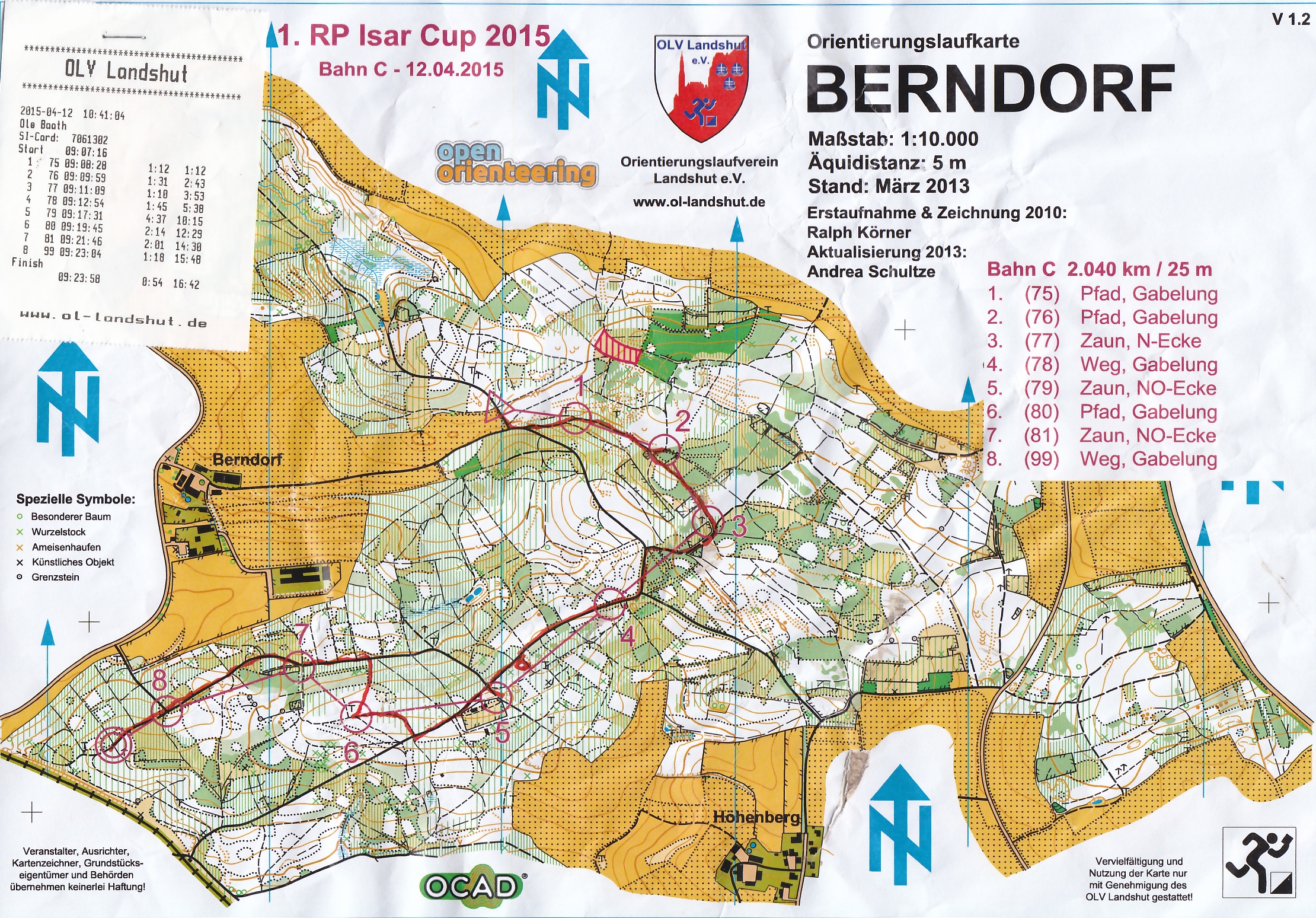 Isarcup 2015 Lauf 1 - Berndorf (12.04.2015)