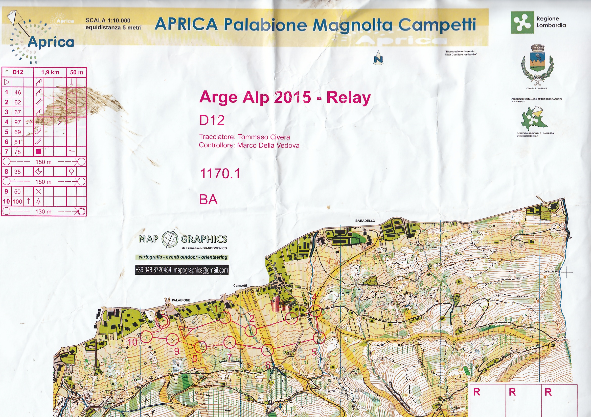 Arge Alp 2015 Aprica Lombardei - Staffel (10/10/2015)