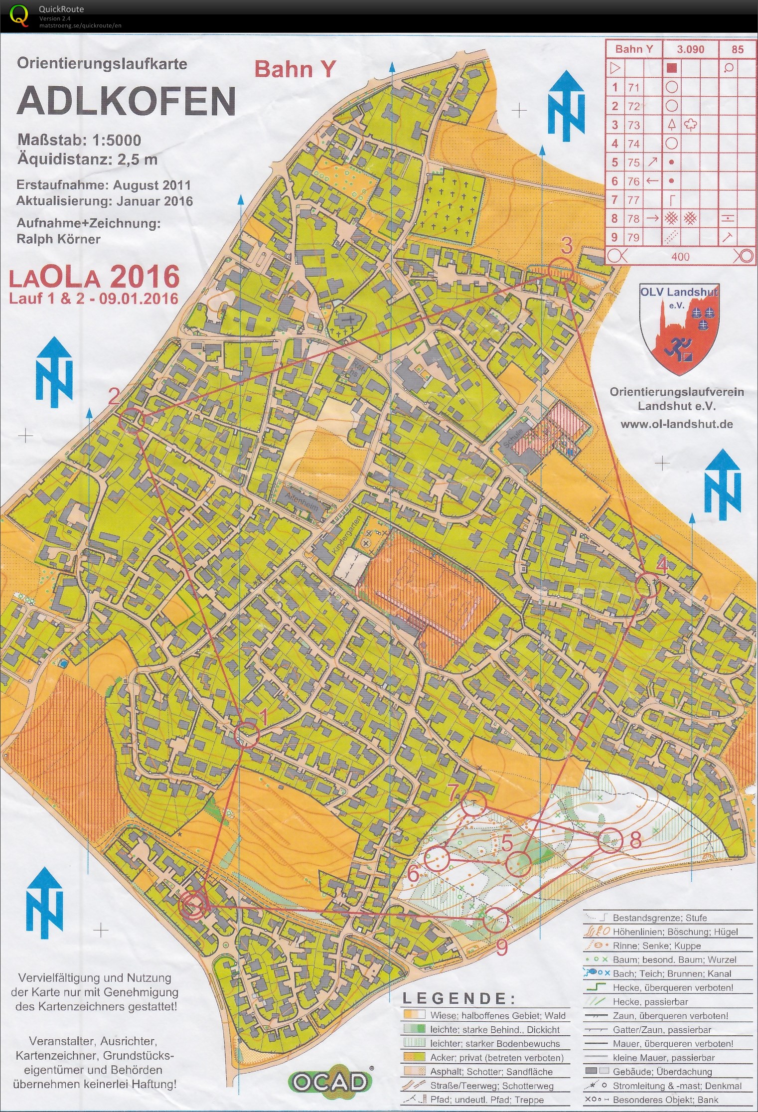 LaOLA 2016 Lauf 2 Bahn Y (09.01.2016)