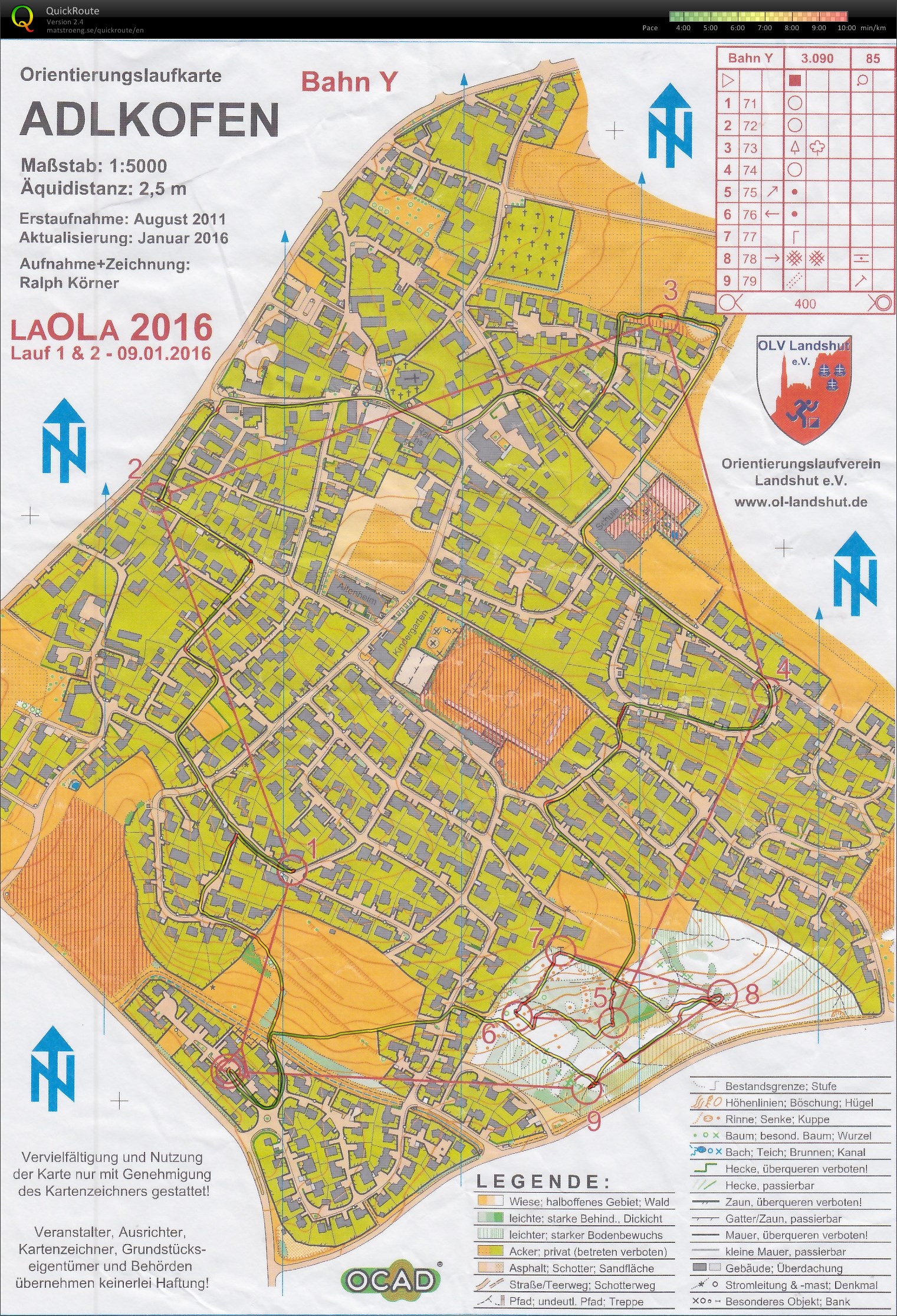 LaOLA 2016 Lauf 2 Bahn Y (09.01.2016)