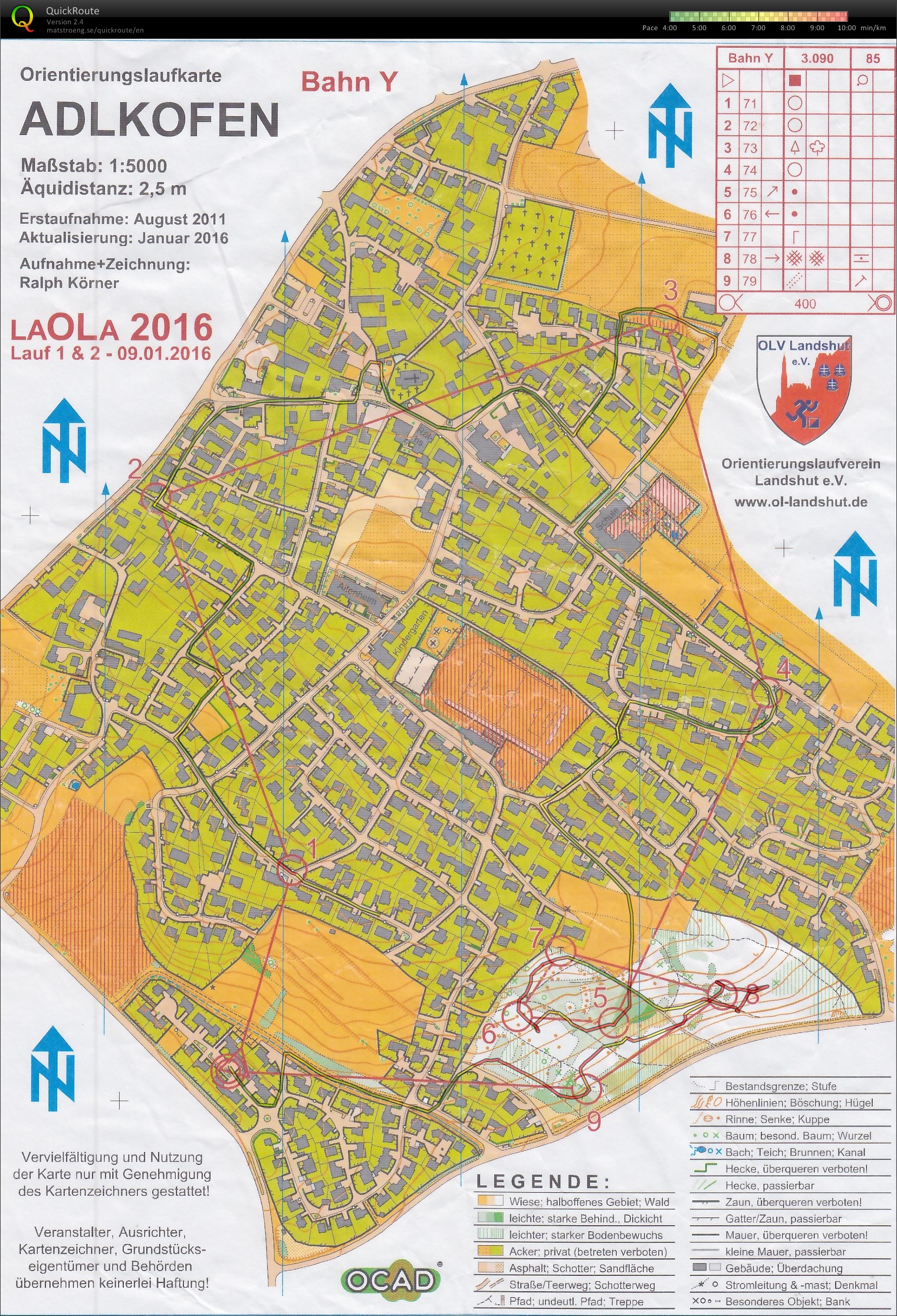 LaOLA 2016 Lauf 1 Bahn Y (09.01.2016)