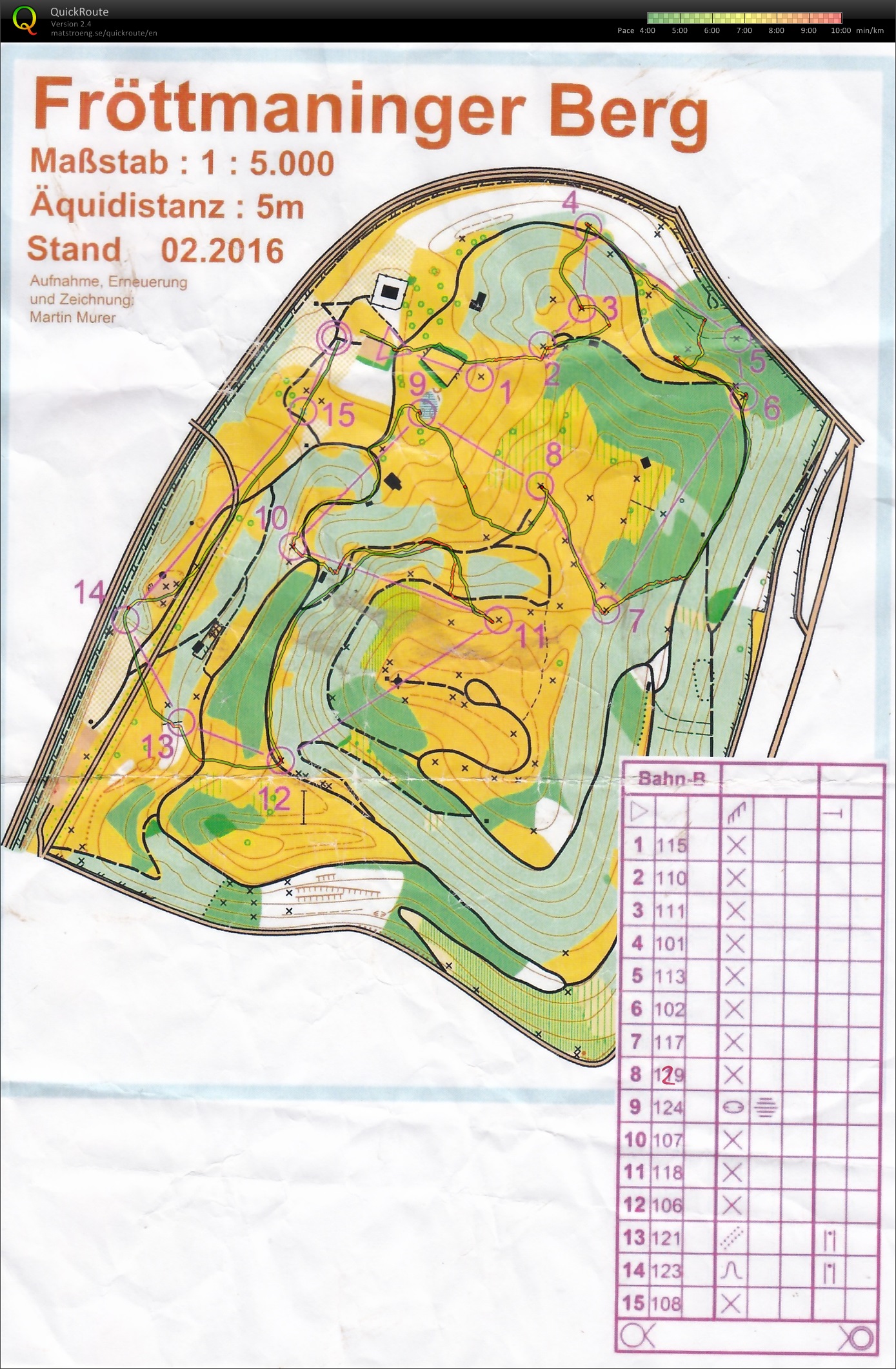 Munich O-Cup 2016 Lauf 1 Fröttmaning (2016-03-05)